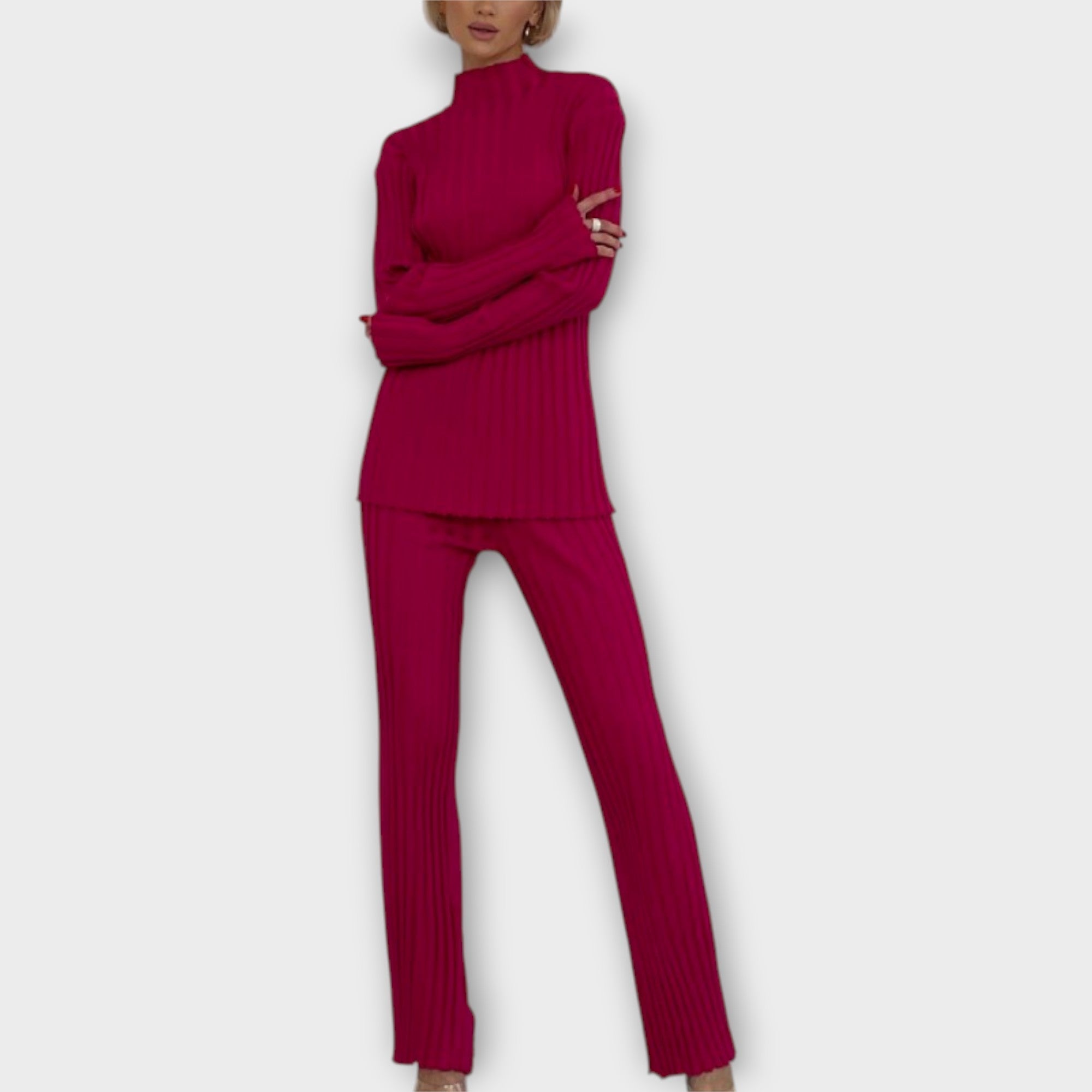 Conjunto de punto con línea moderna