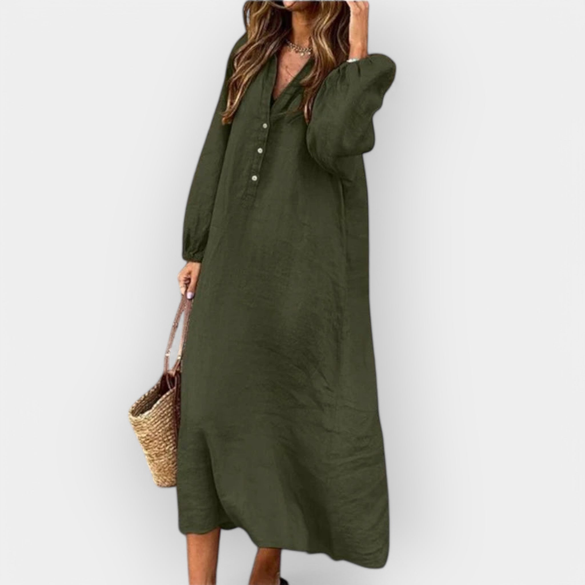 Vestido Fresco de Lino