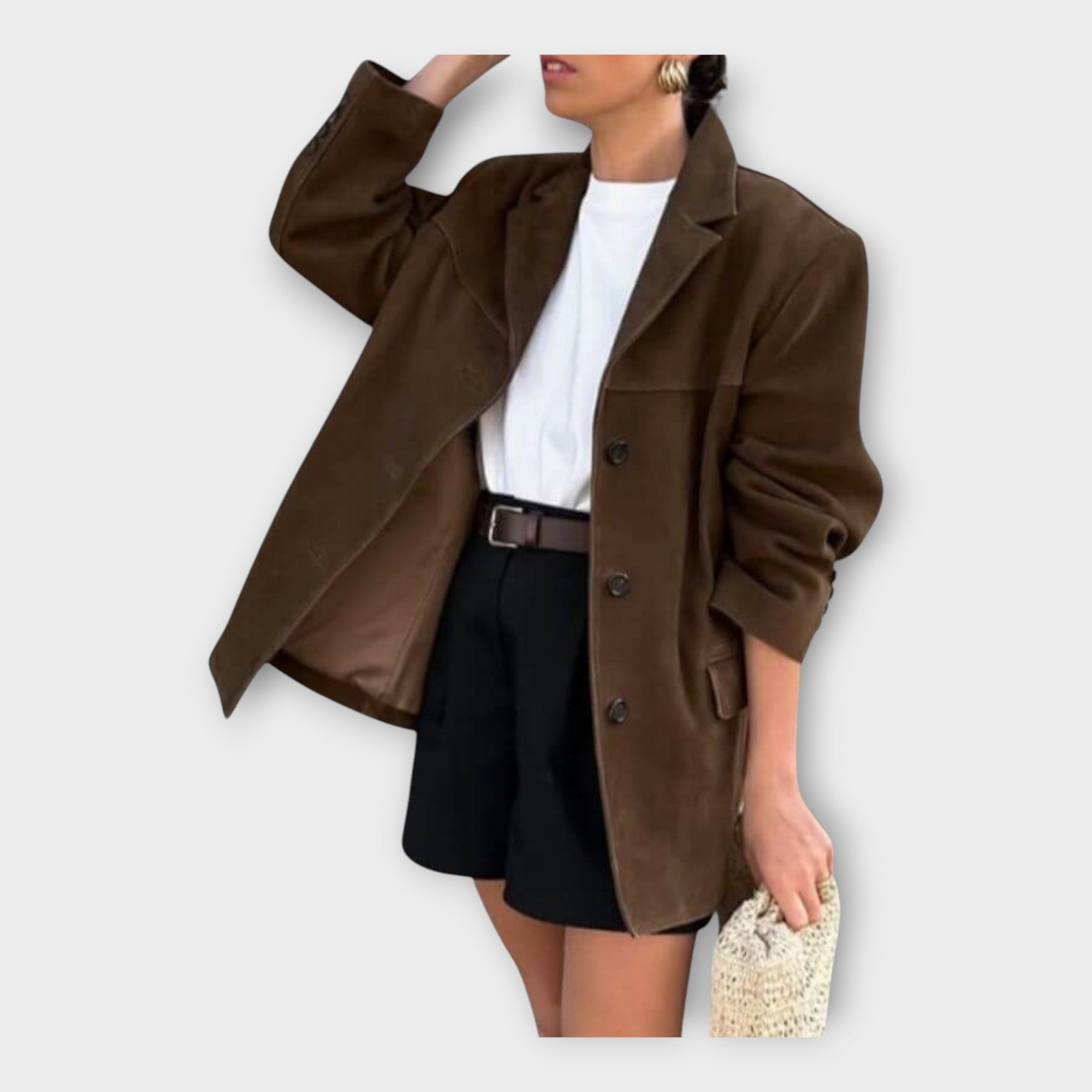 Chaqueta elegante con estilo atemporal