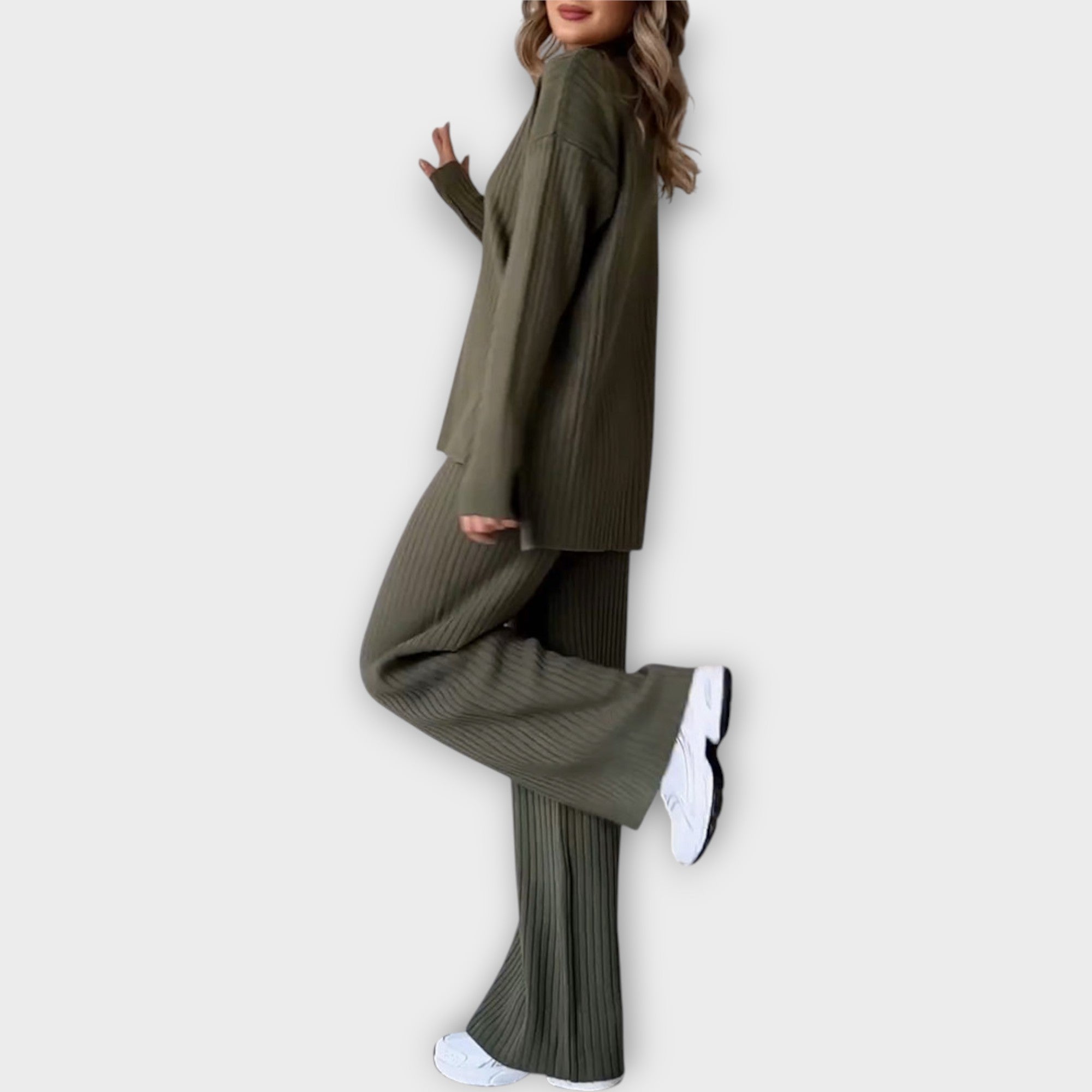 Conjunto de punto con línea cómoda