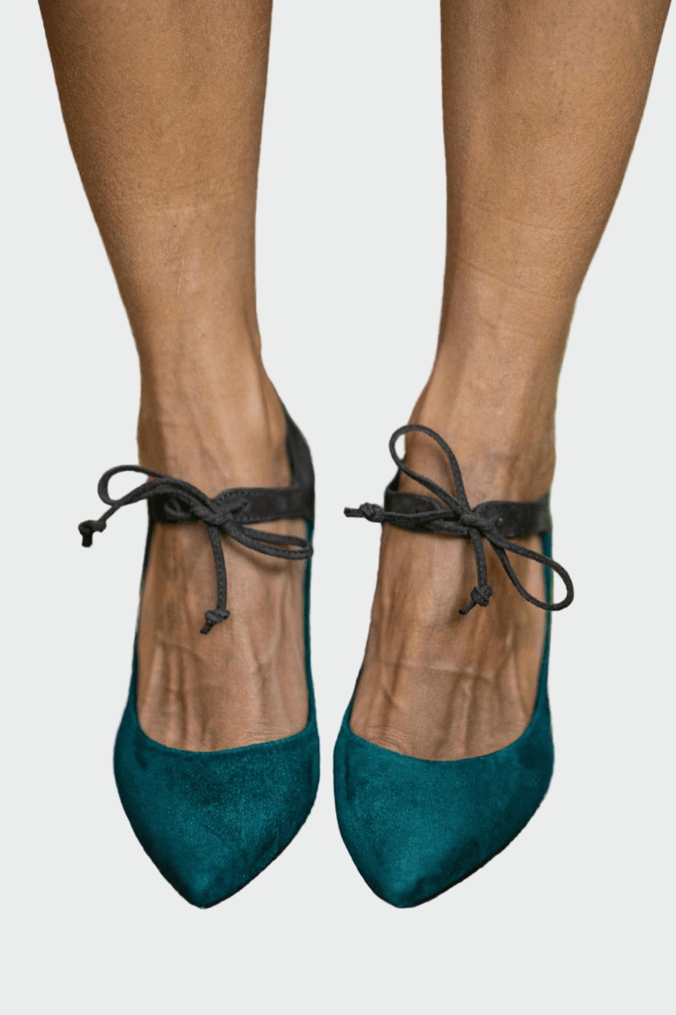 Tacones con tira en el tobillo