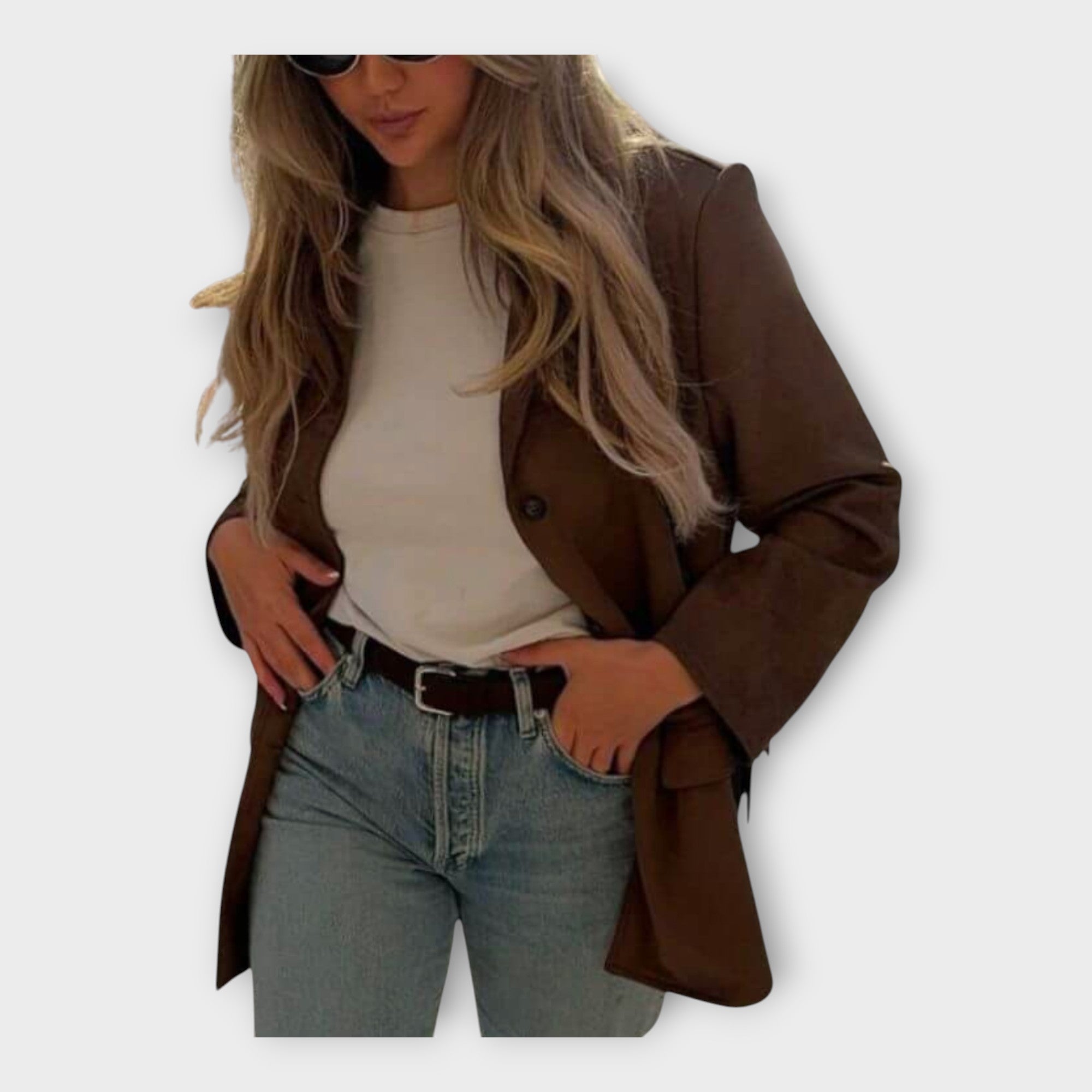 Chaqueta elegante con estilo atemporal