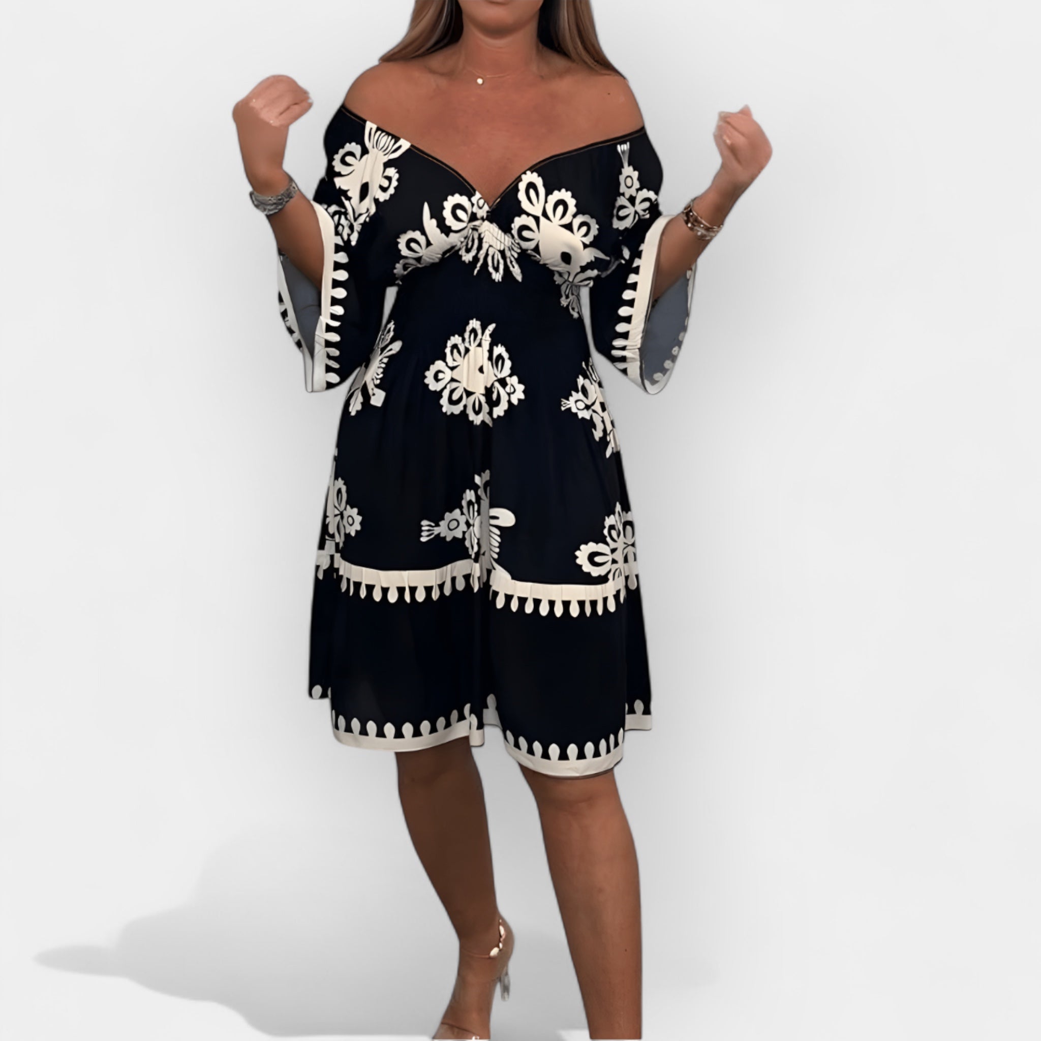 Vestido Boho Verano con Estampado