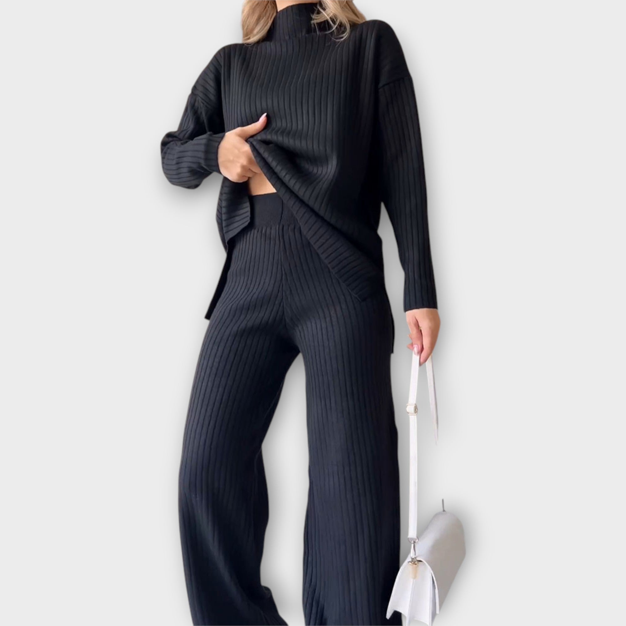 Conjunto de punto con línea cómoda