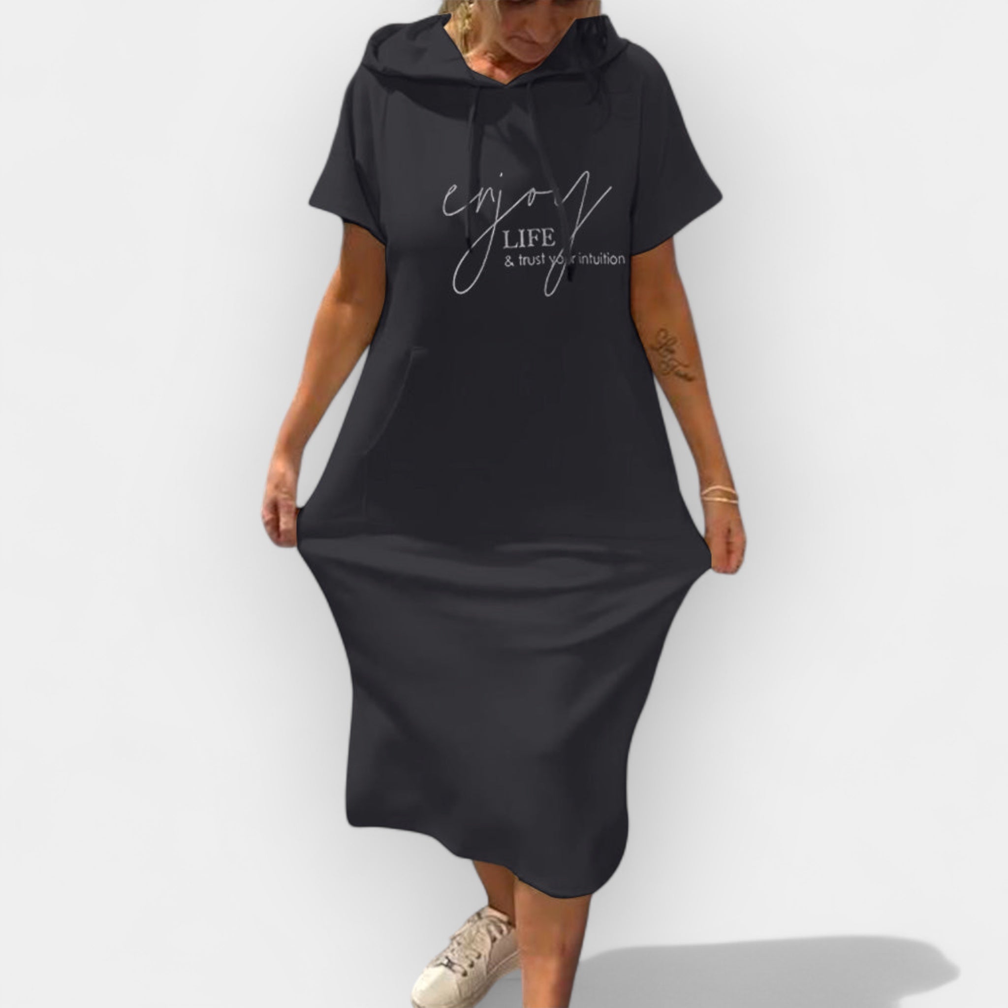 Vestido Sudadera con Capucha