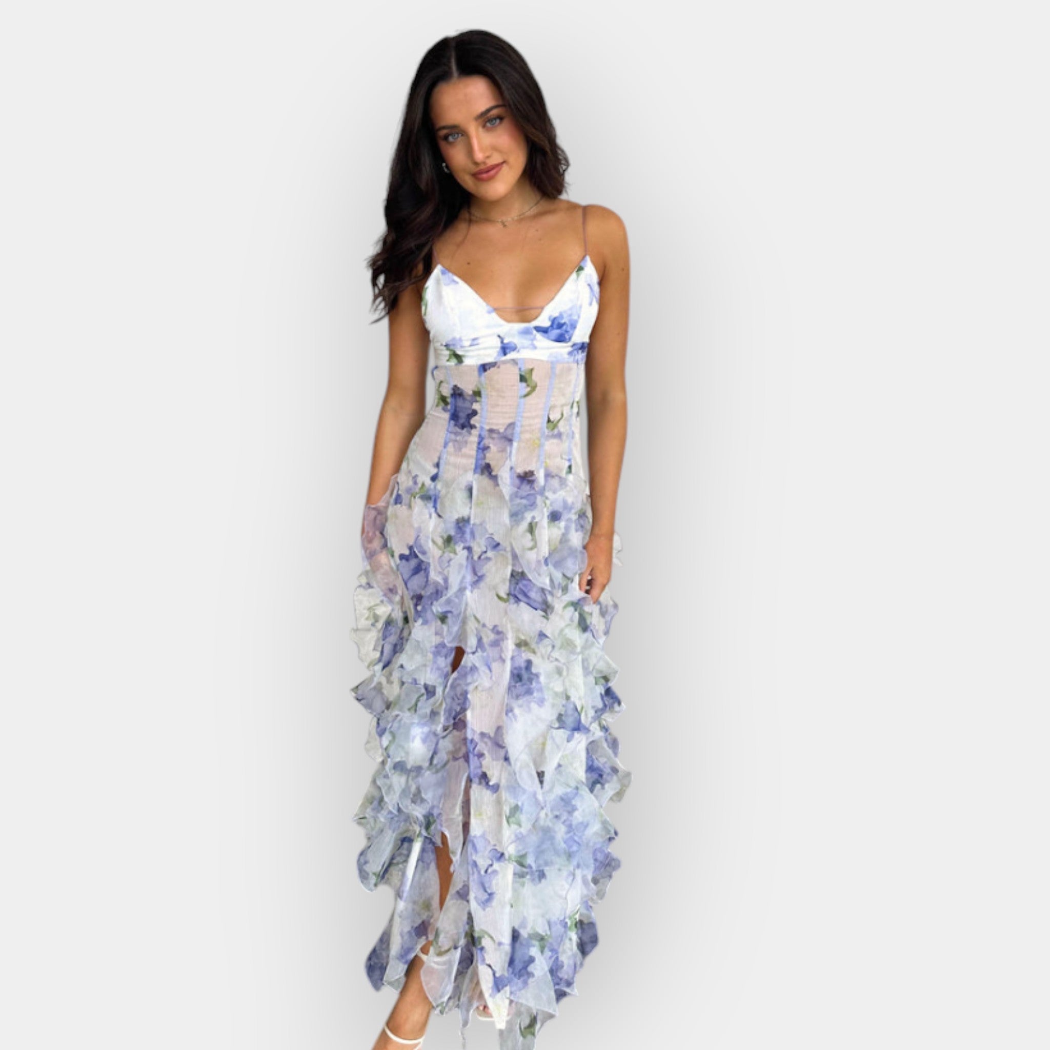 Vestido Maxi Floral y Femenino
