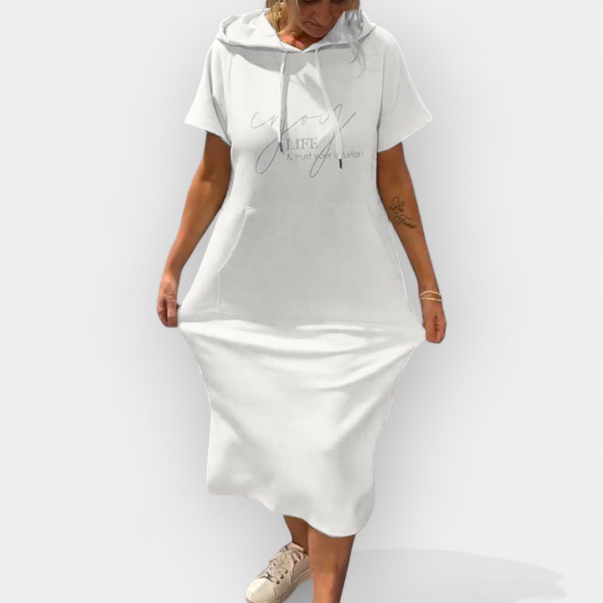 Vestido Sudadera con Capucha