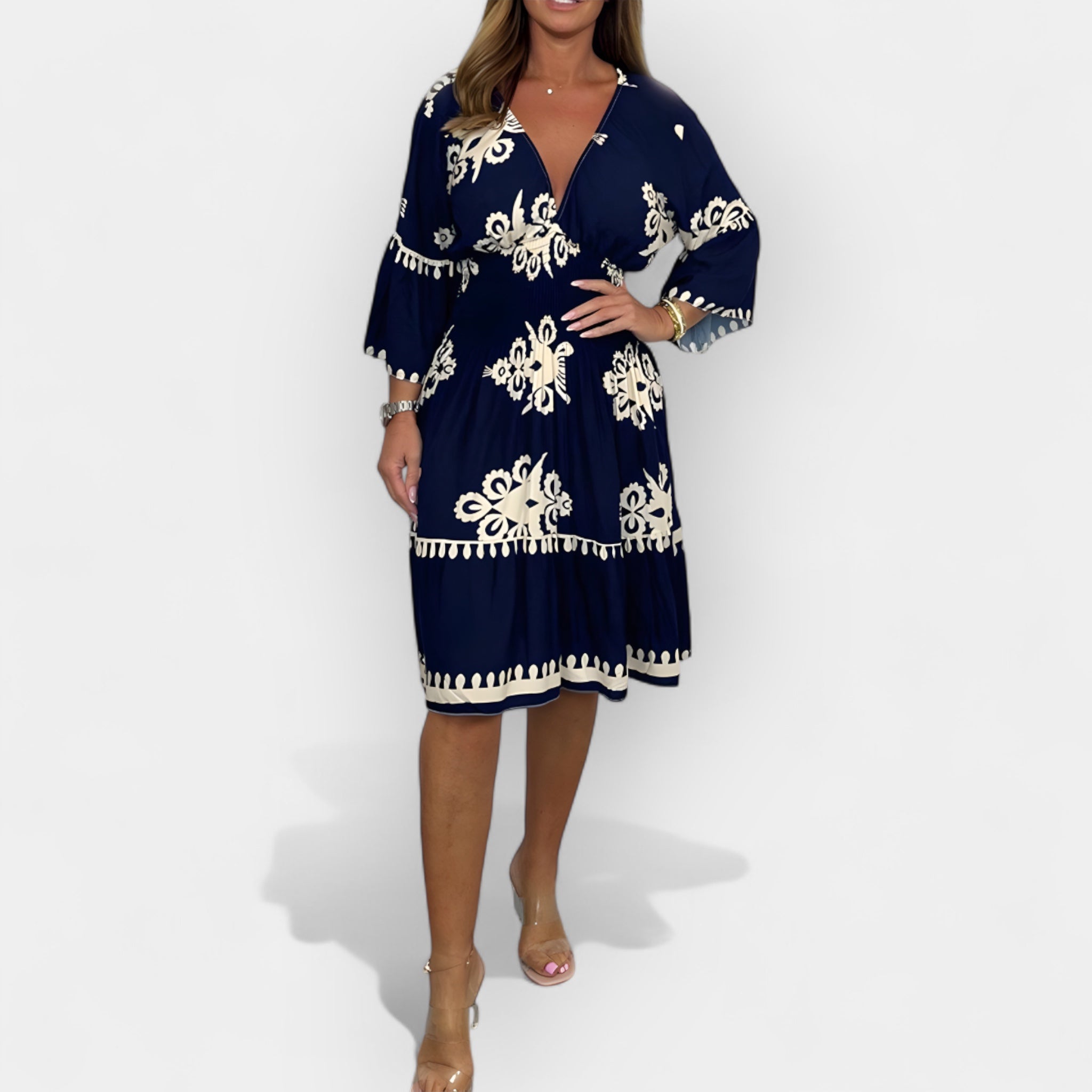 Vestido Boho Verano con Estampado