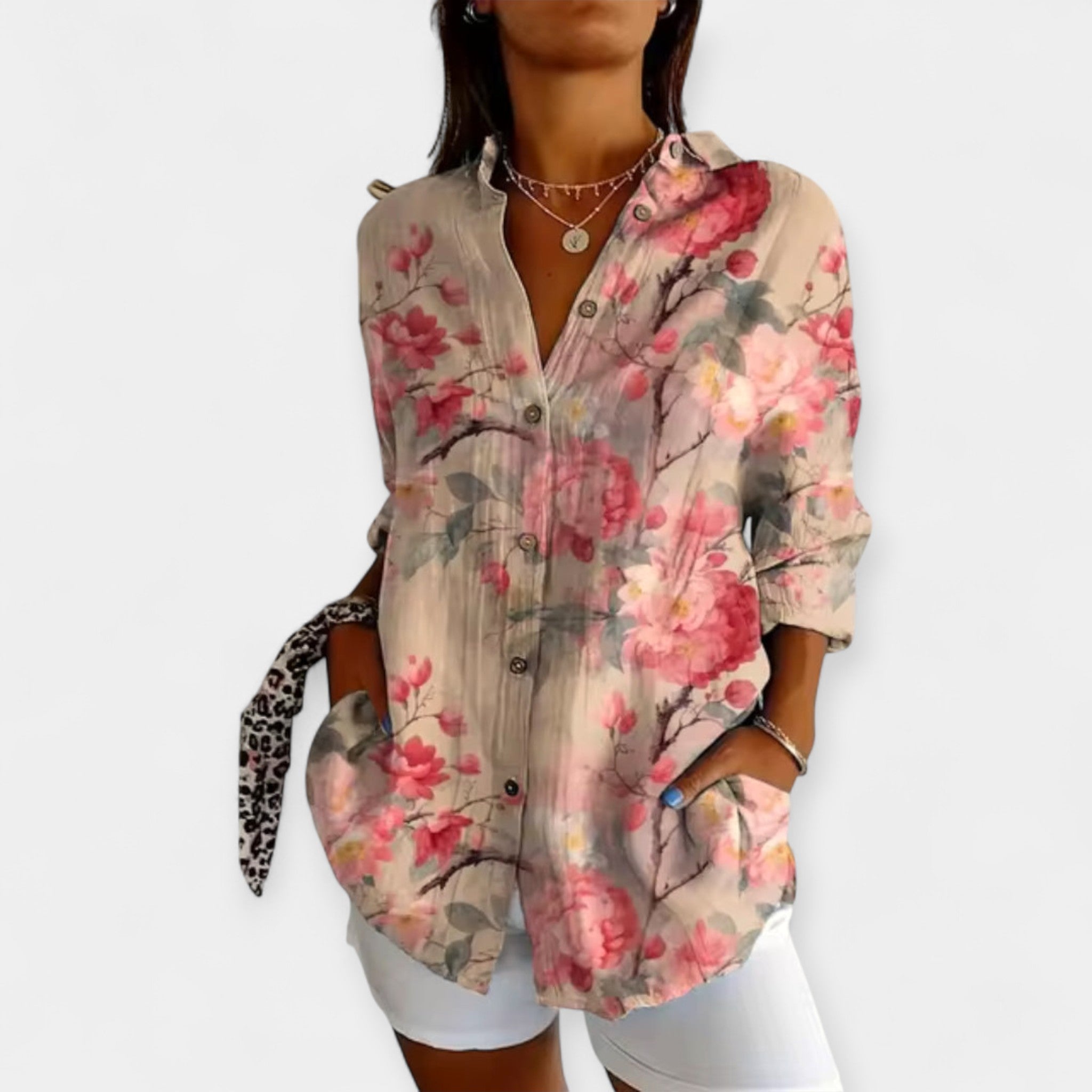 Blusa Ligera y Romántica con Motivos Florales