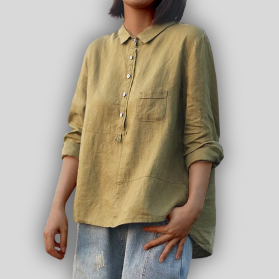 Blusa Verde Simplicidad