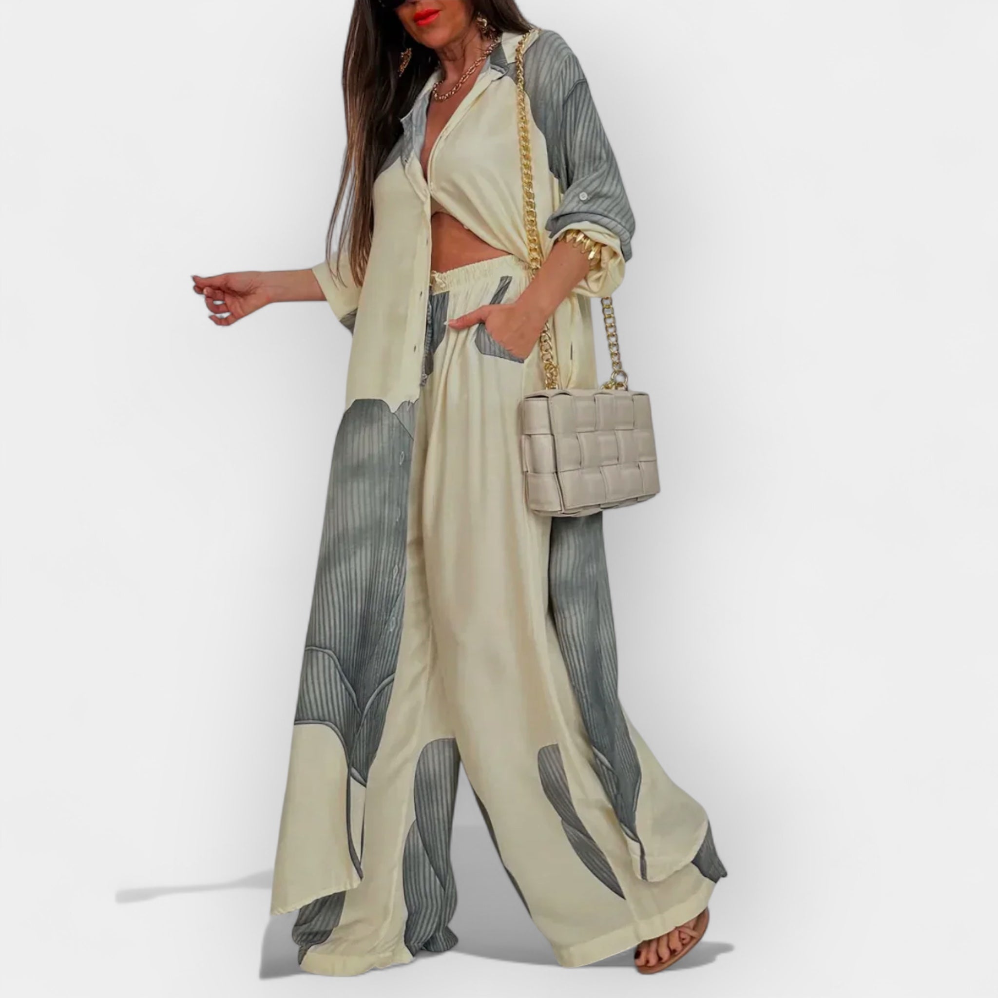 Conjunto de Blusa y Pantalón