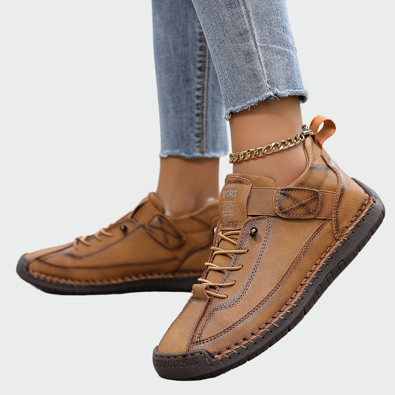 Bottes orthopédiques en cuir