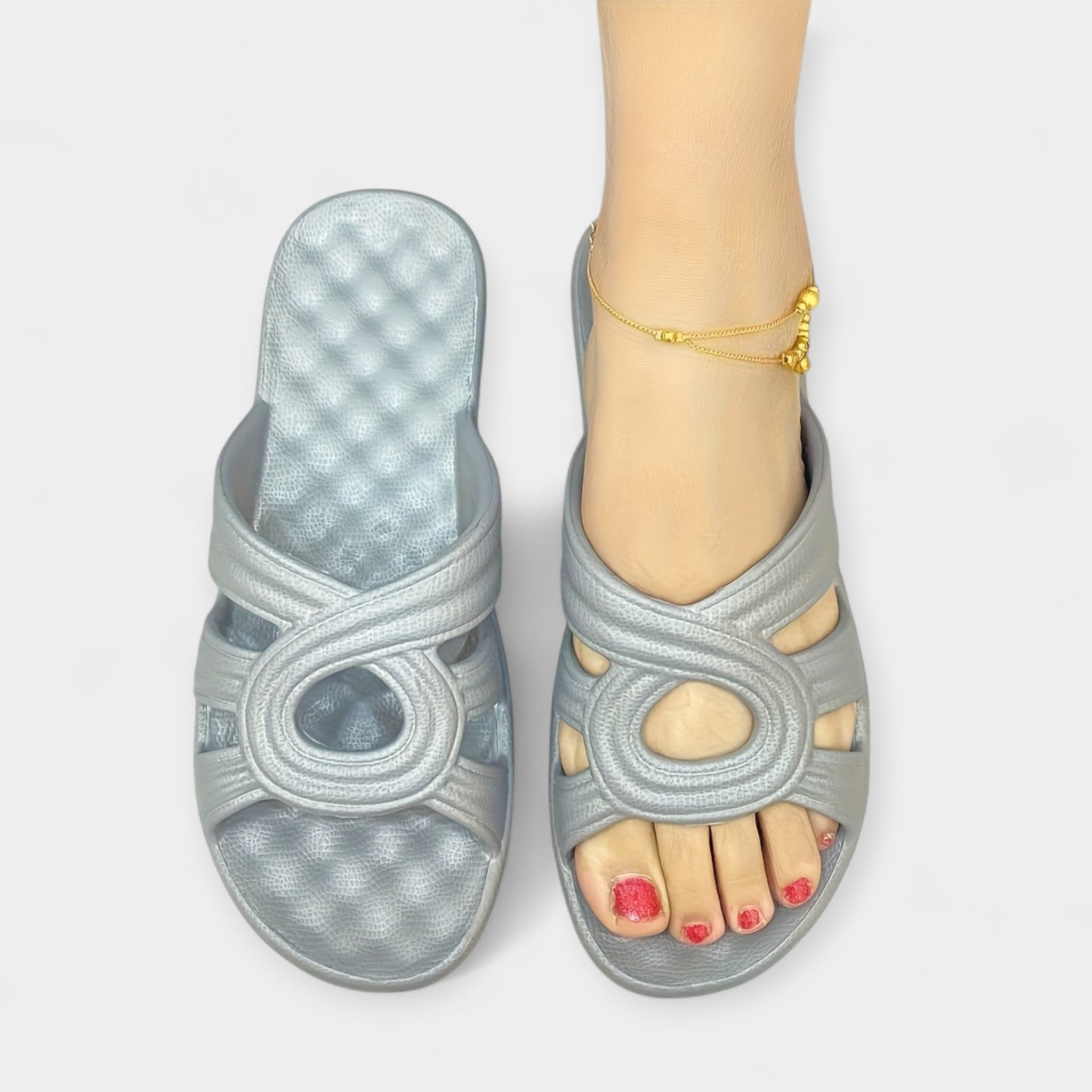 Plataformas Slip-On con Punta Abierta