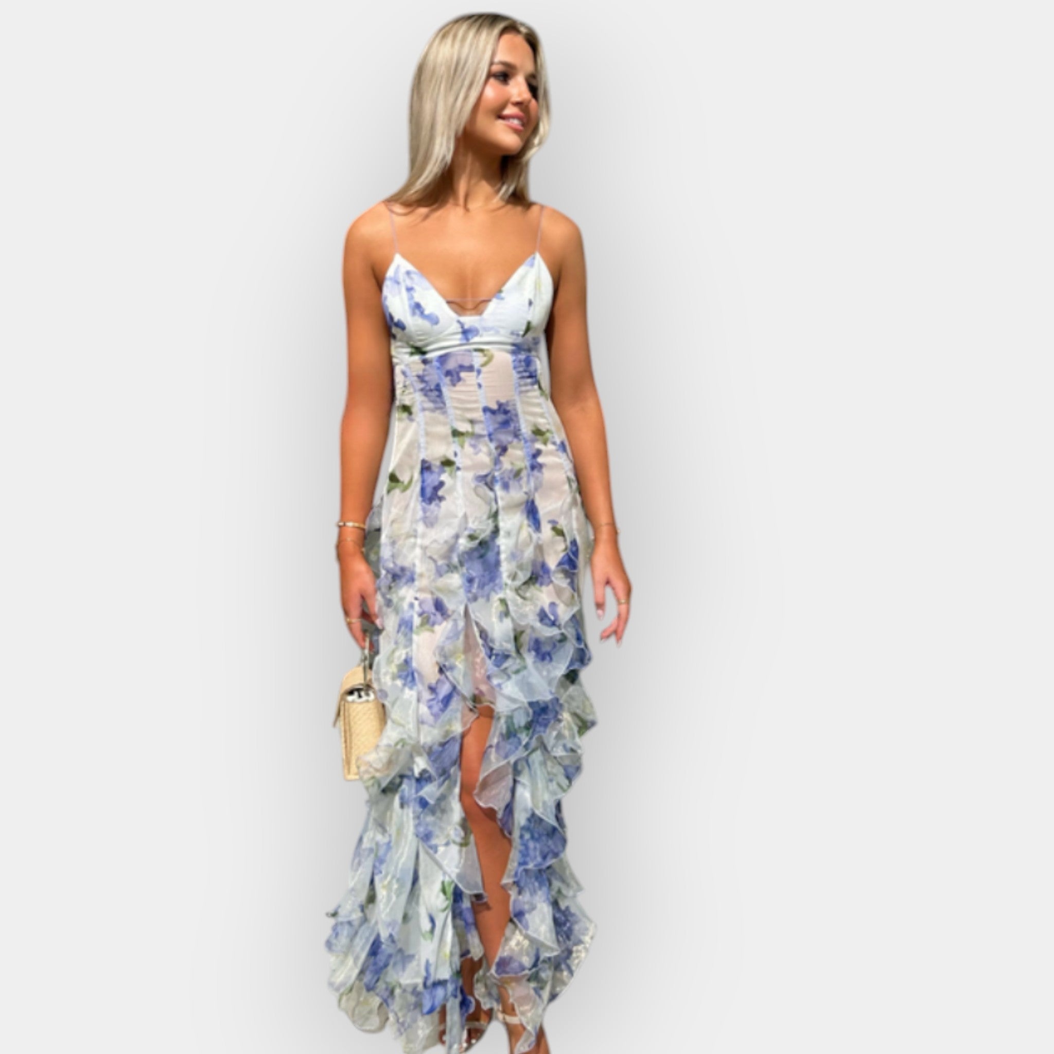 Vestido Maxi Floral y Femenino