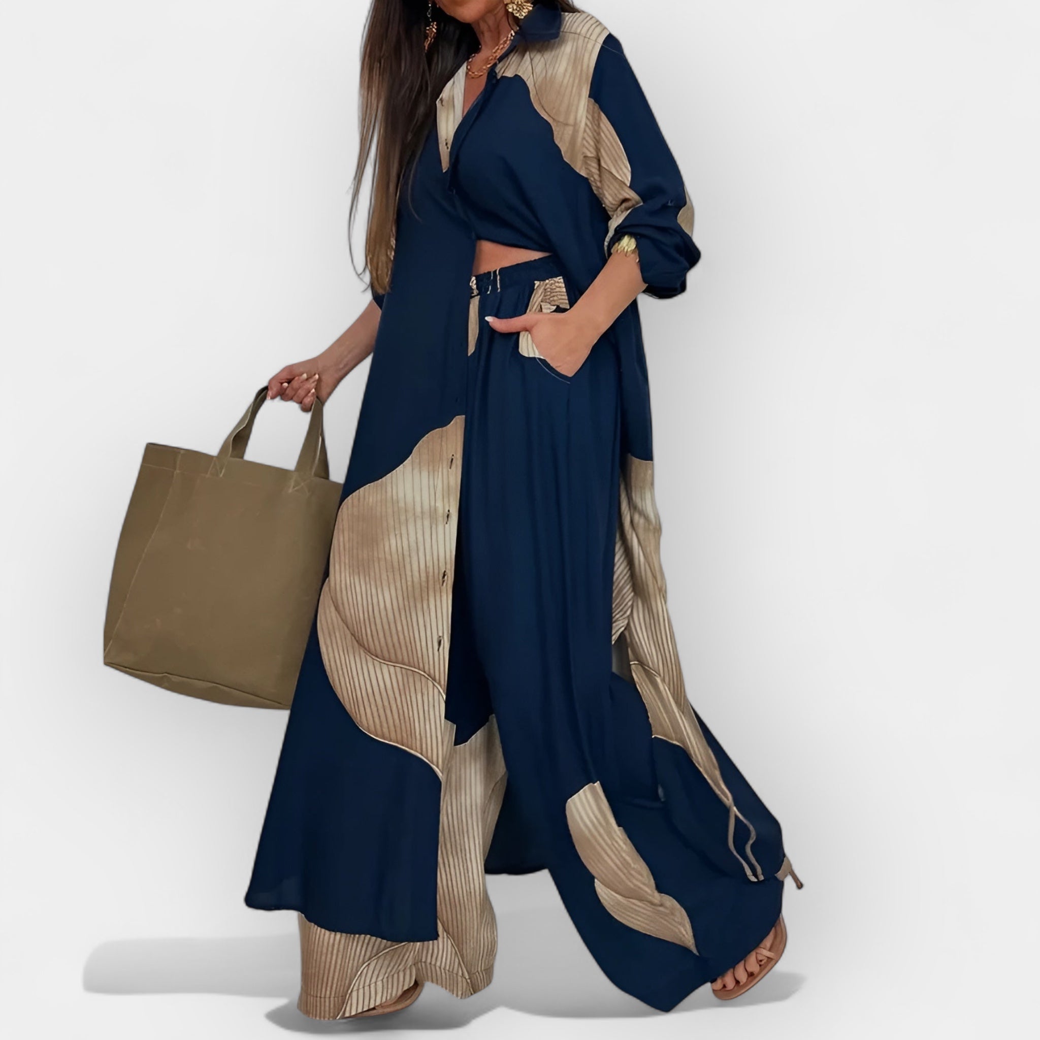 Conjunto de Blusa y Pantalón