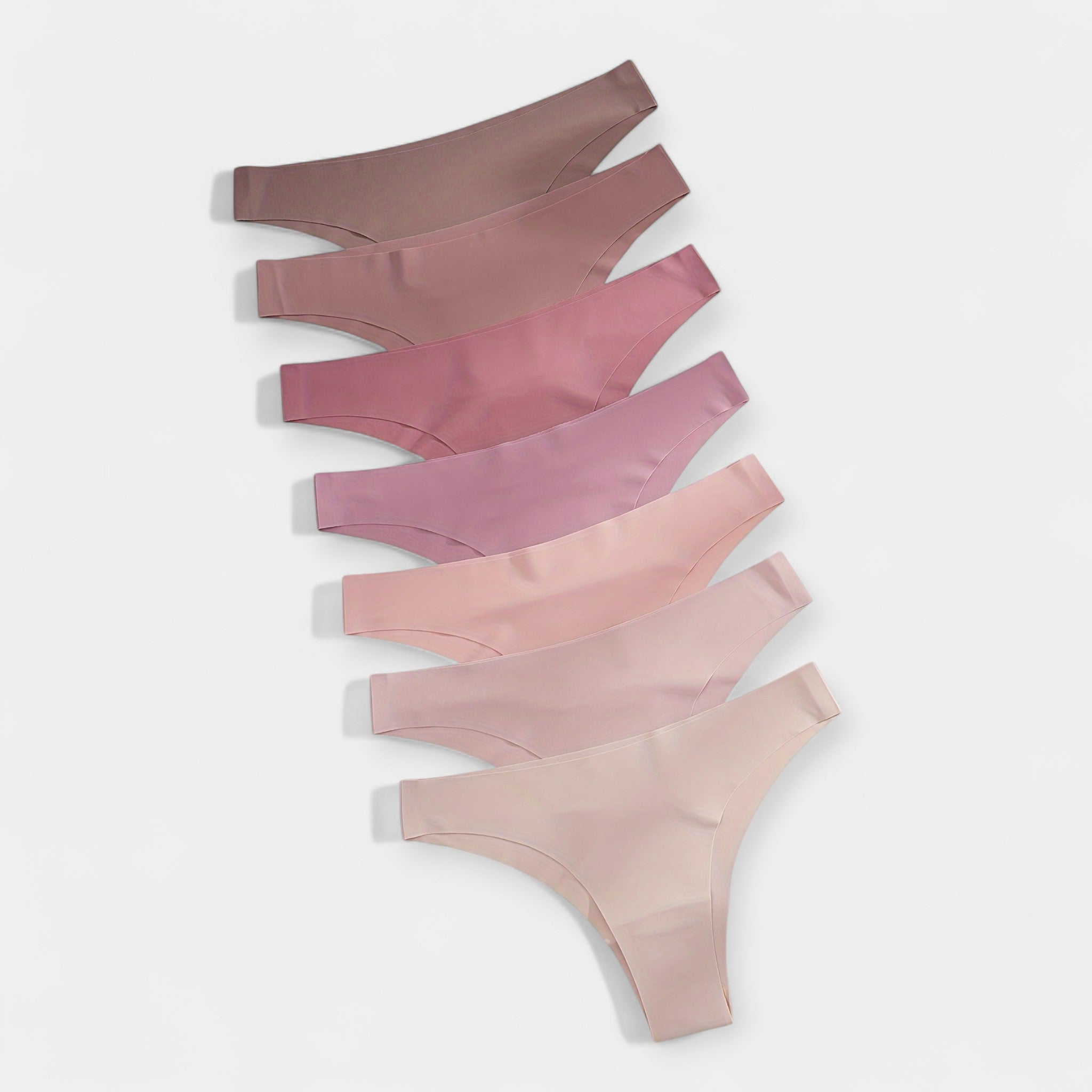 Juego de 7 bragas sencillas tipo hipster