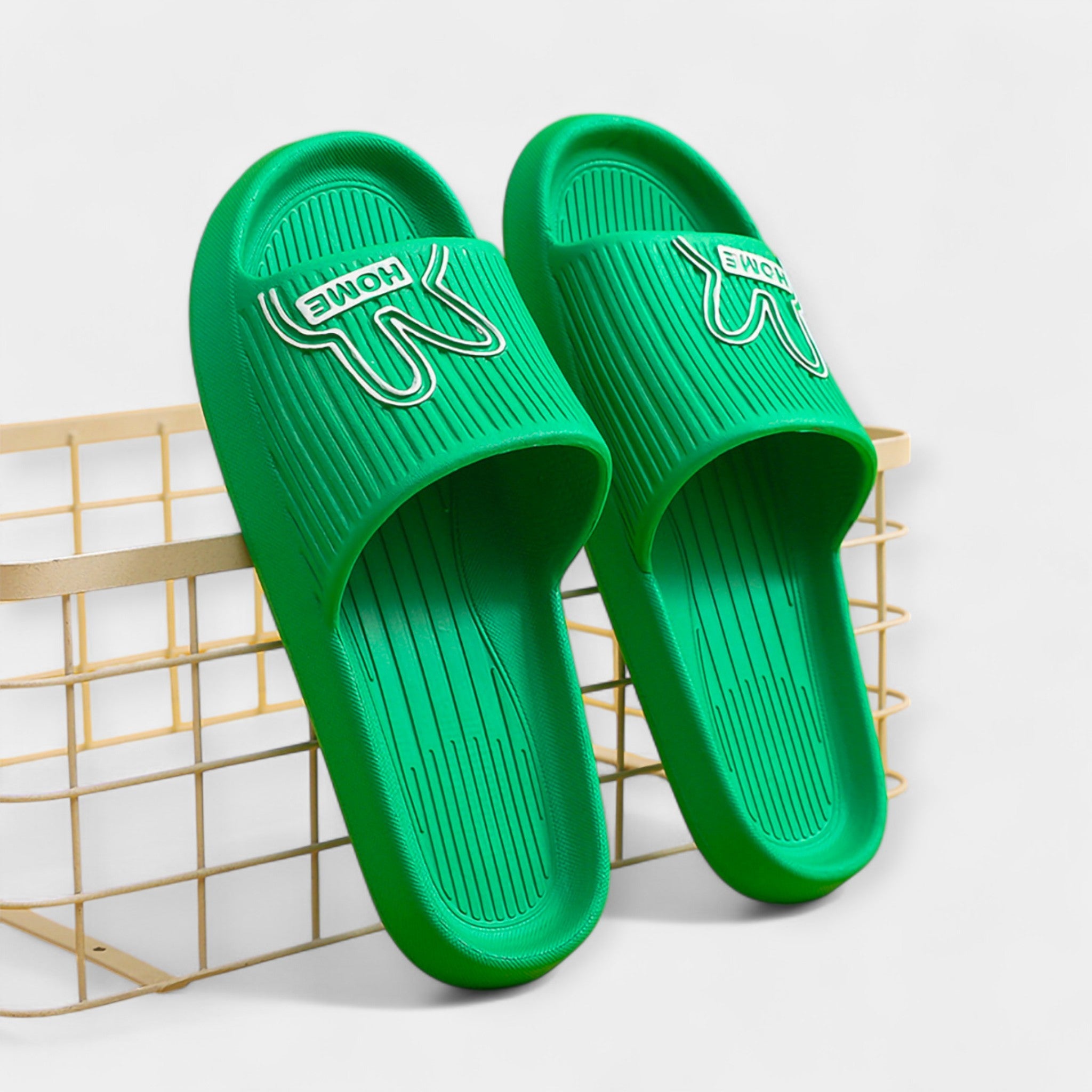 Pantuflas Femeninas con Diseño de Cartoon y Dedos Abiertos