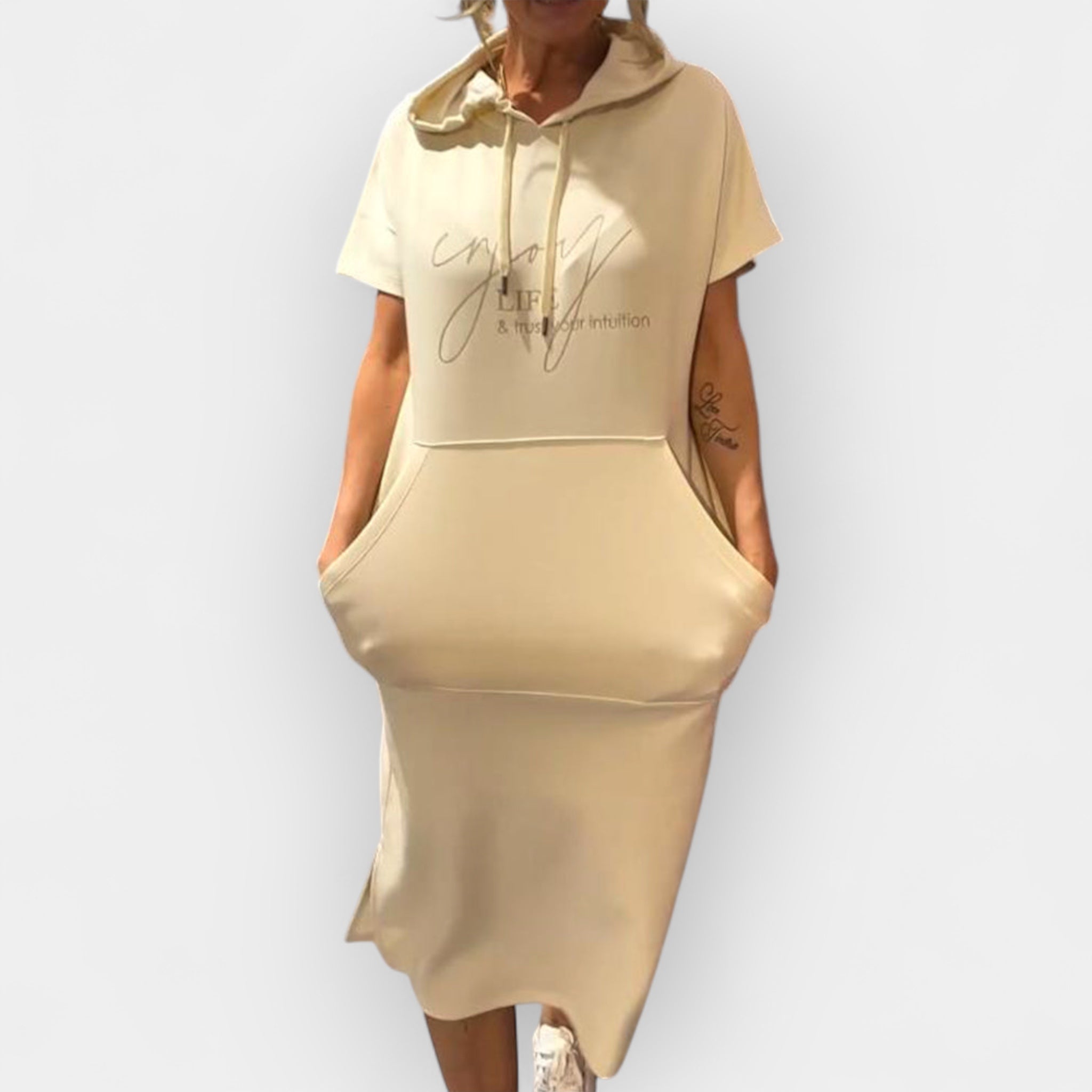 Vestido Sudadera con Capucha