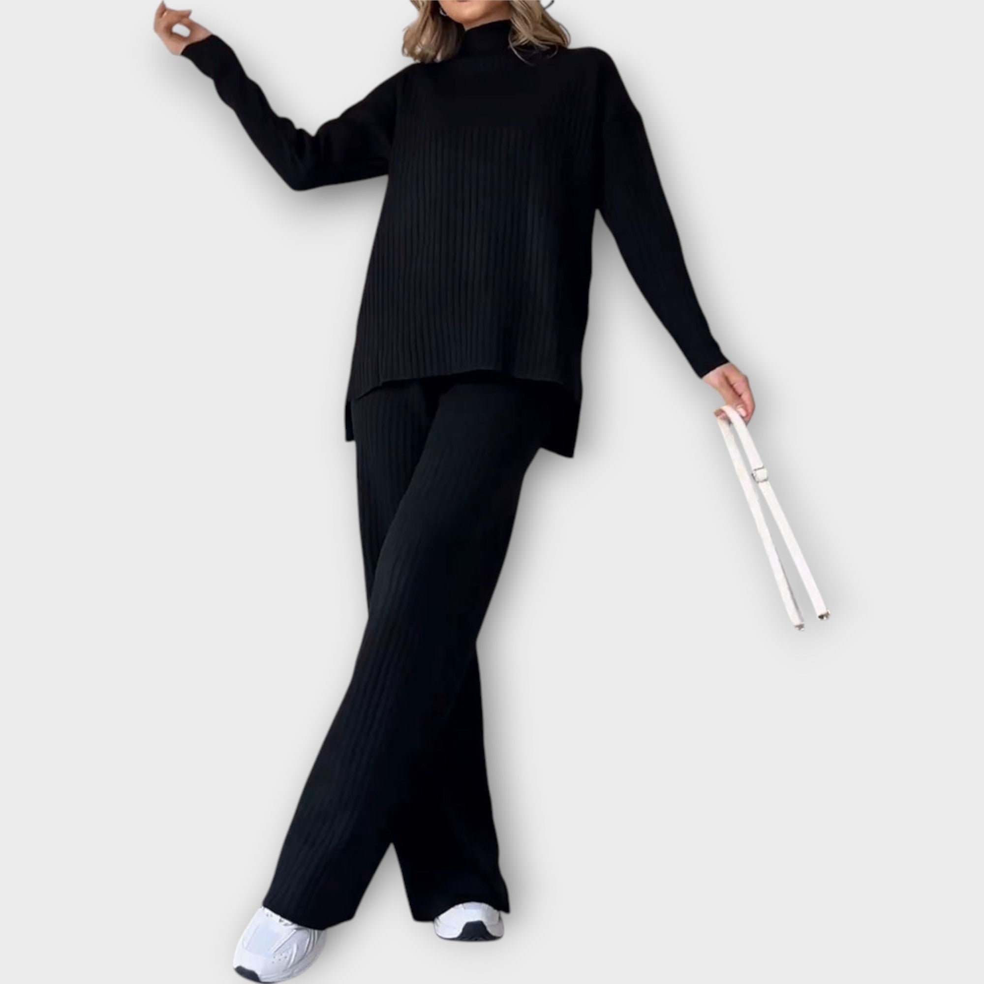 Conjunto de punto con línea cómoda