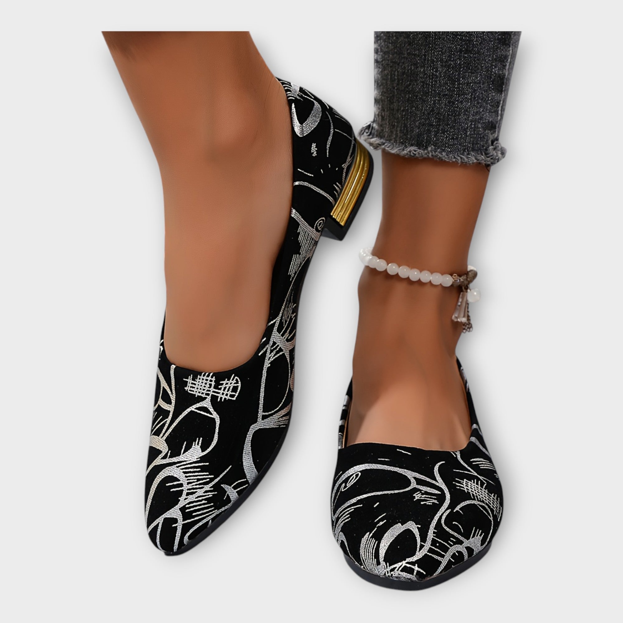 Elegantes bailarinas con detalles sofisticados