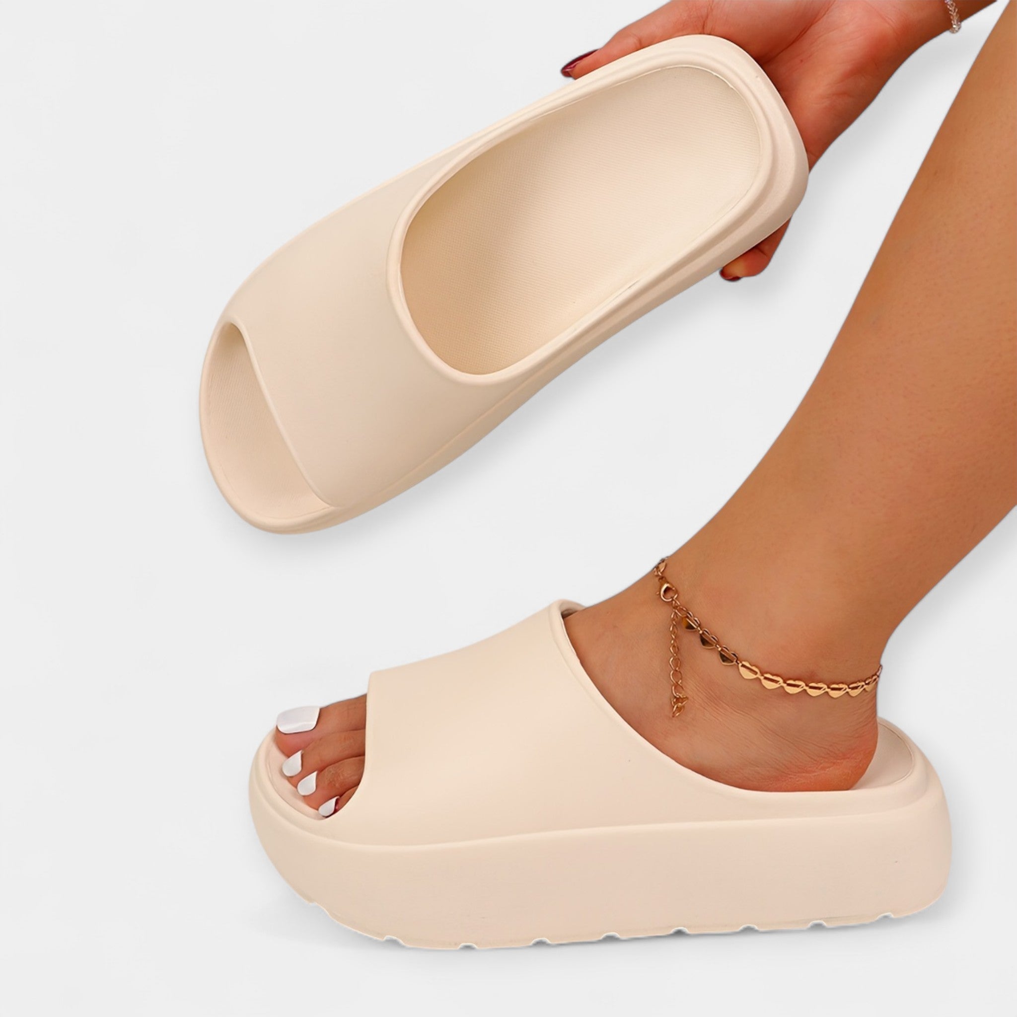 Pantuflas Veraniegas con Punta Abierta