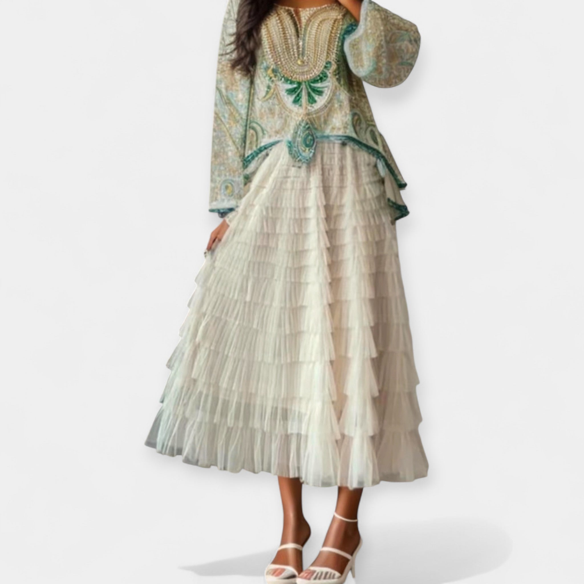 Falda Tul con Volumen y Elegancia