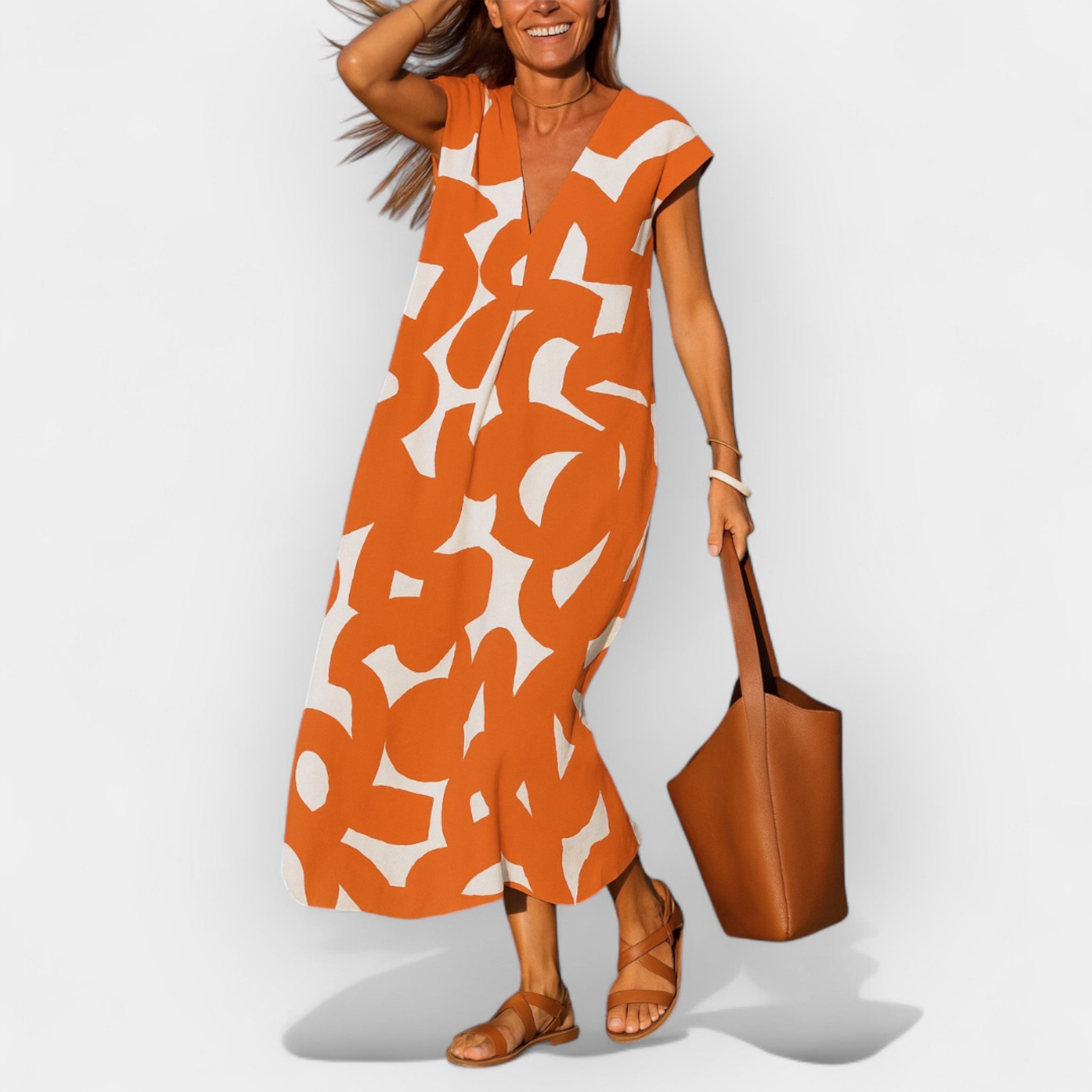 Vestido Versátil con Escote en V