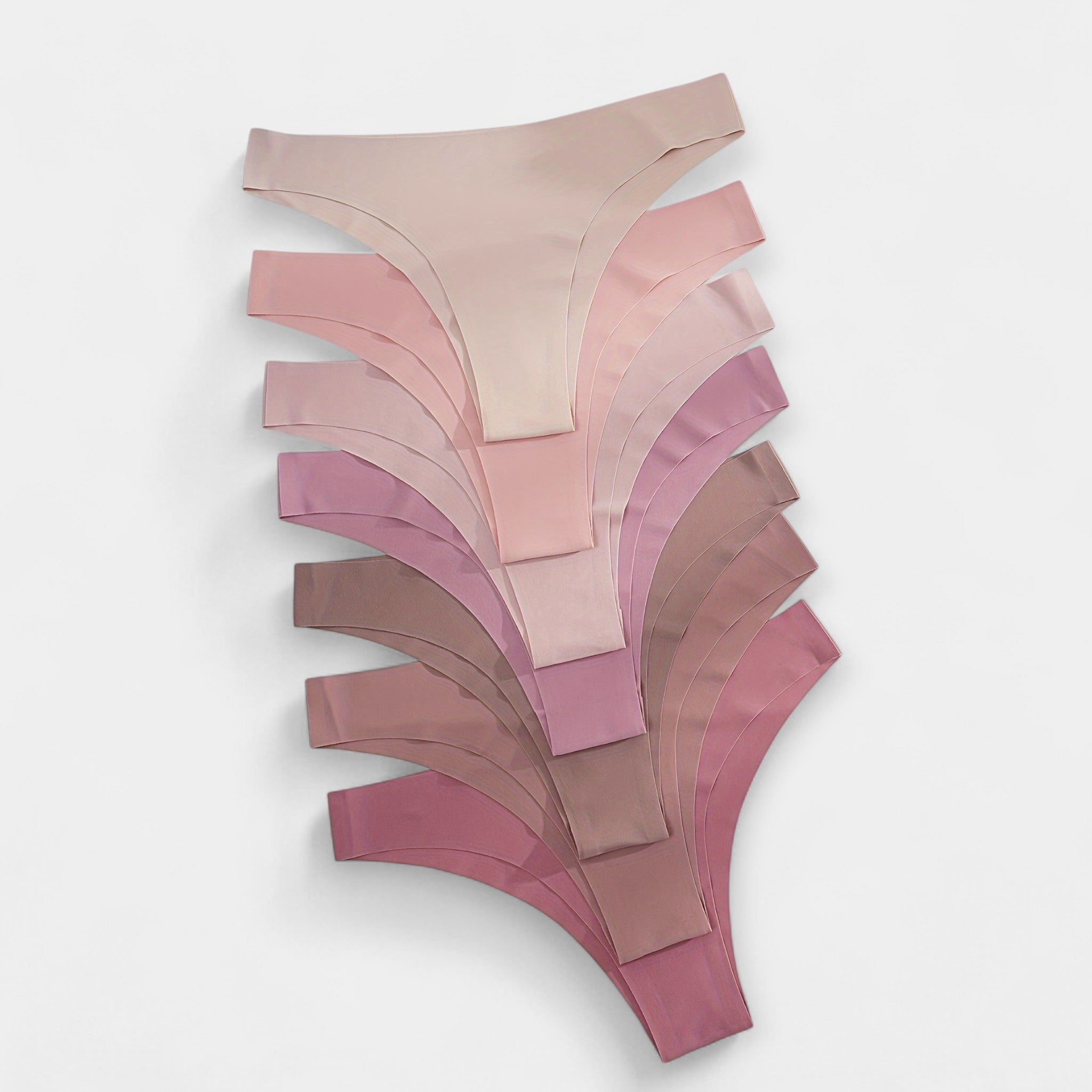 Juego de 7 bragas sencillas tipo hipster