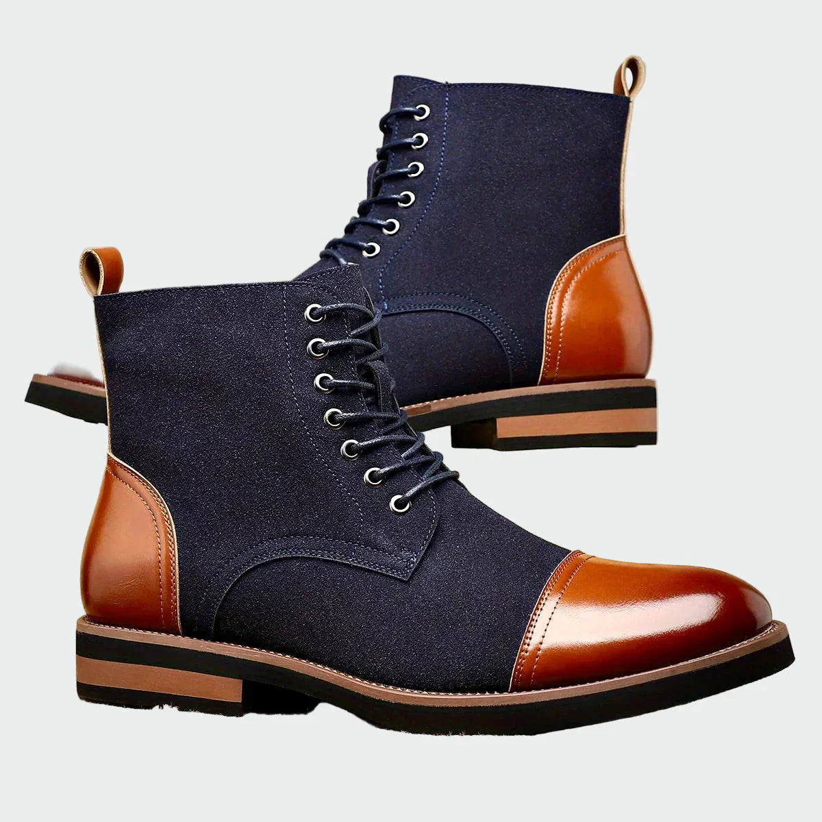Botas oxford de cuero
