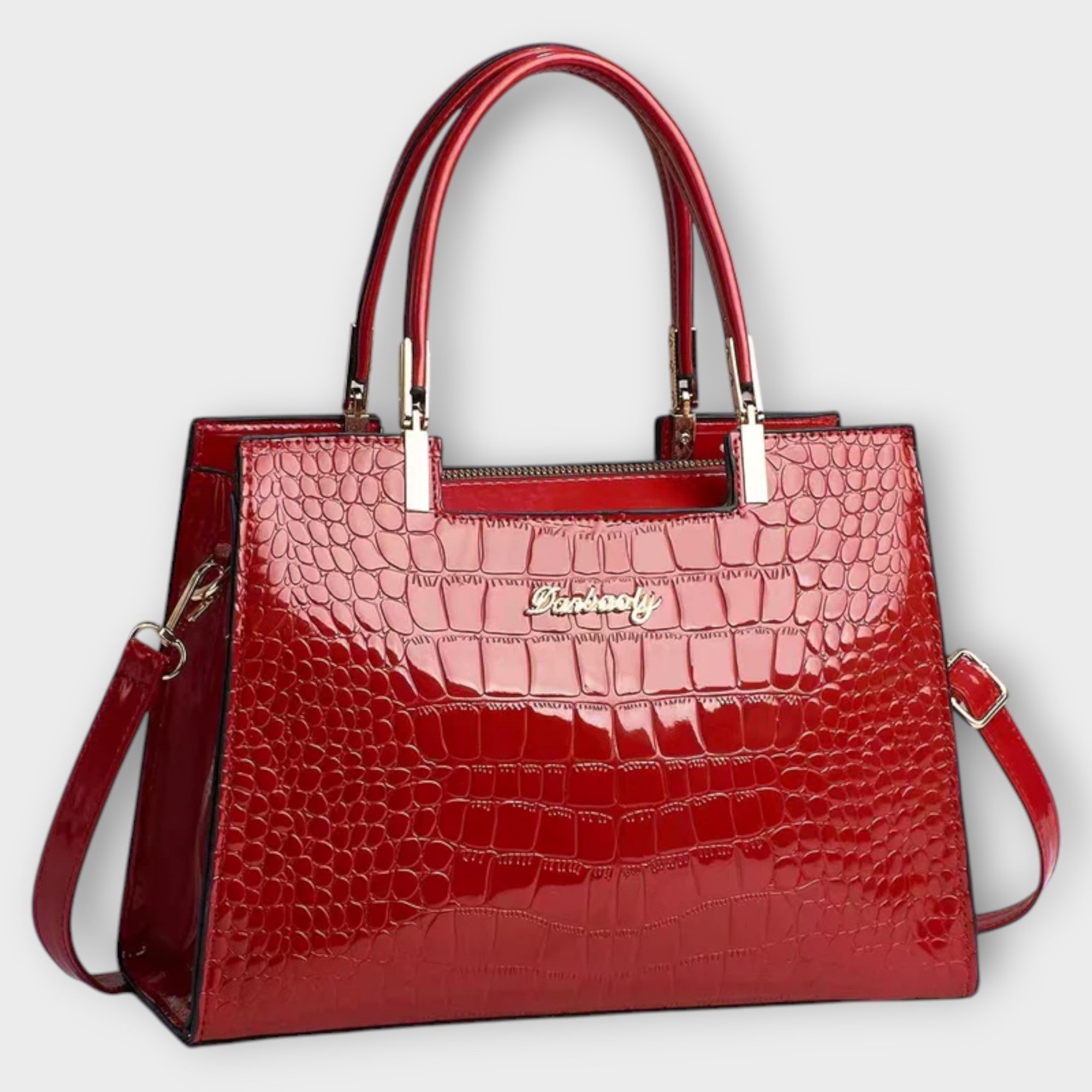 Bolso Croco Brillante