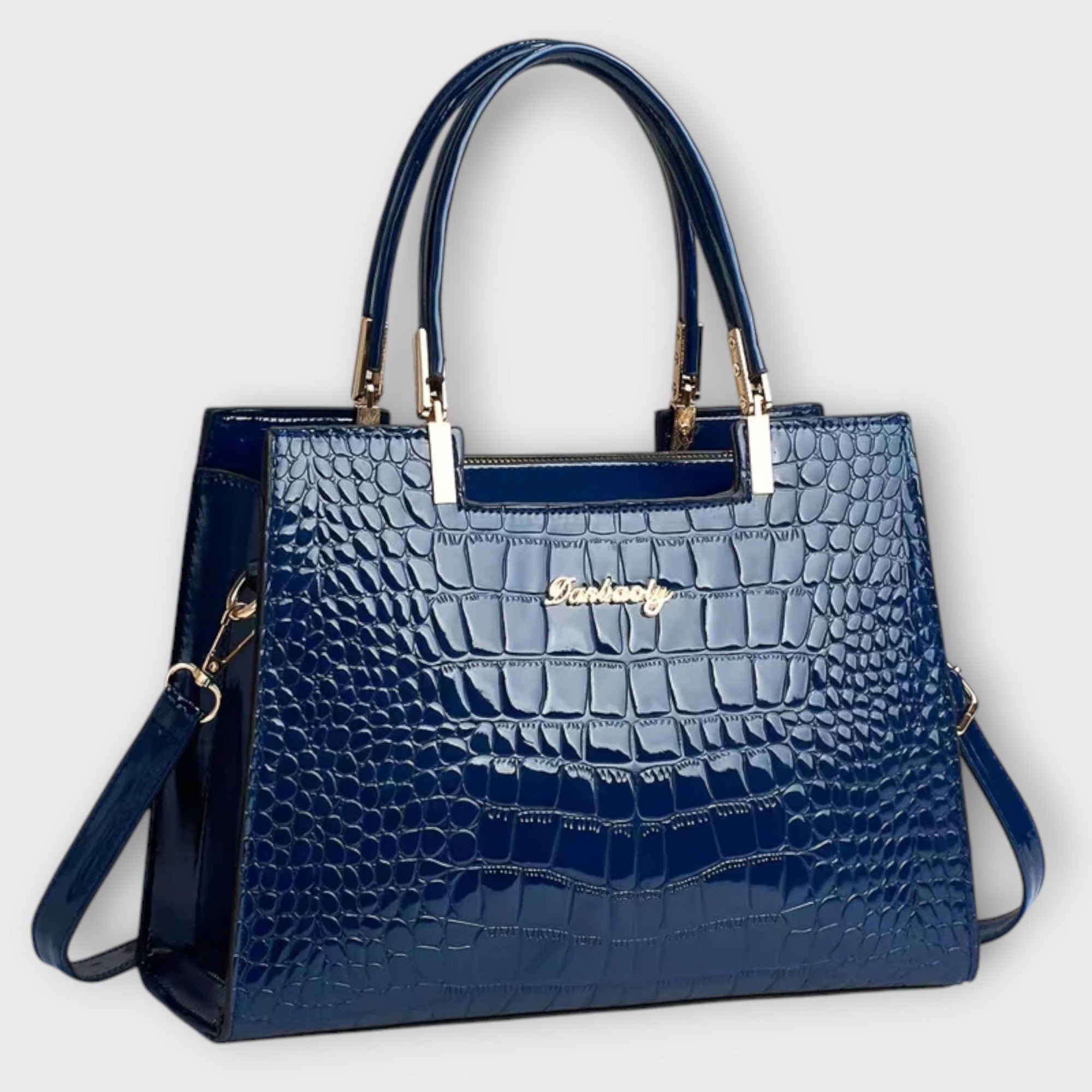 Bolso Croco Brillante