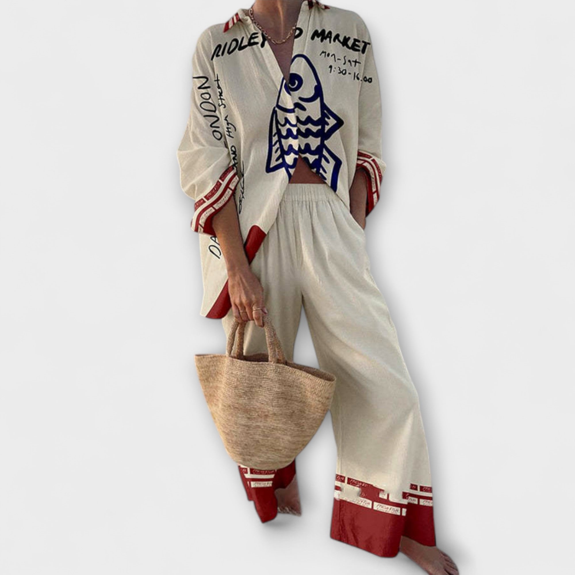 Estilo relajado con un toque náutico.