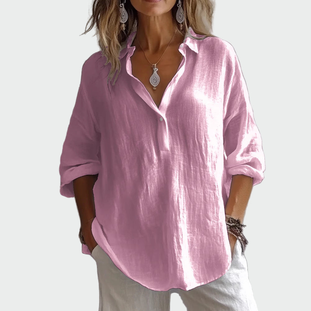 Blusa de elegancia relajada