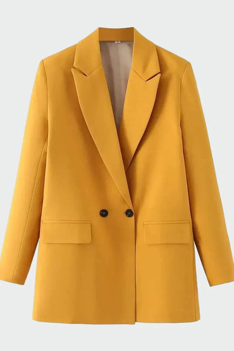 Chaqueta oversize de línea moderna