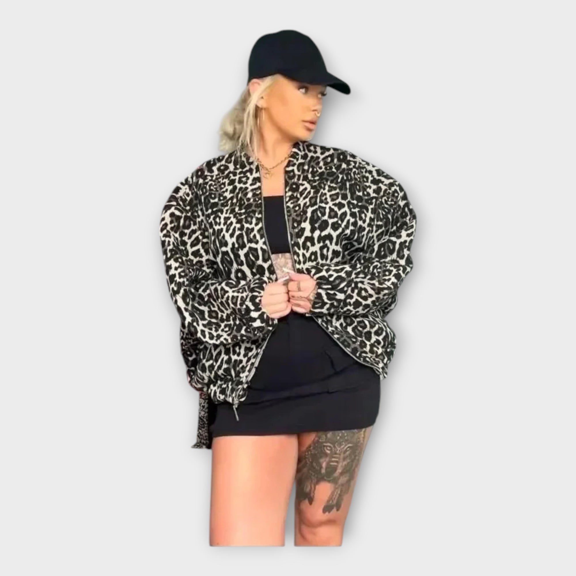 Chaqueta estampada elegante