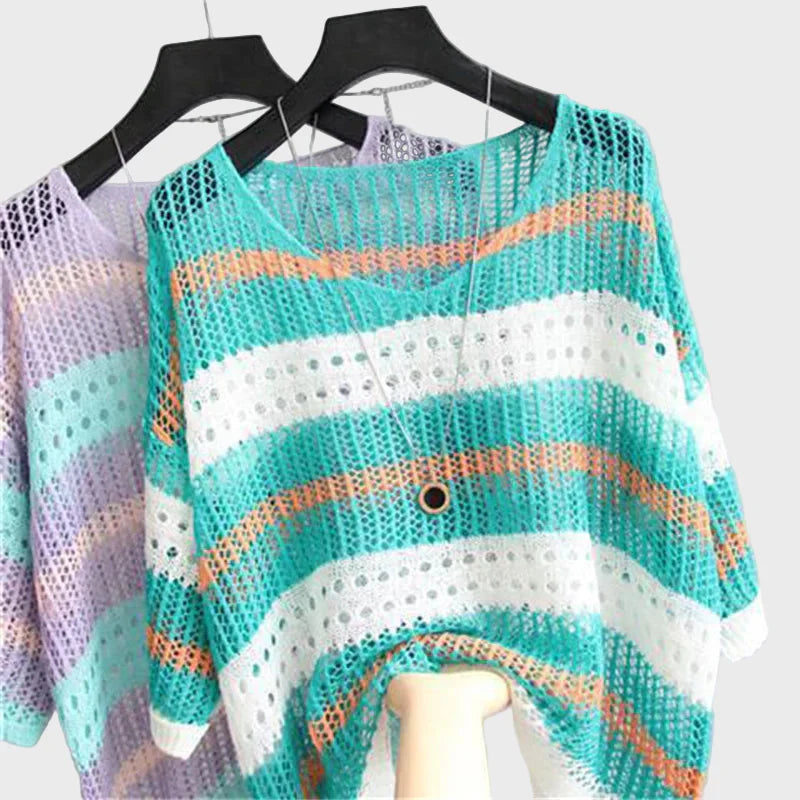 Top de punto ligero con aberturas