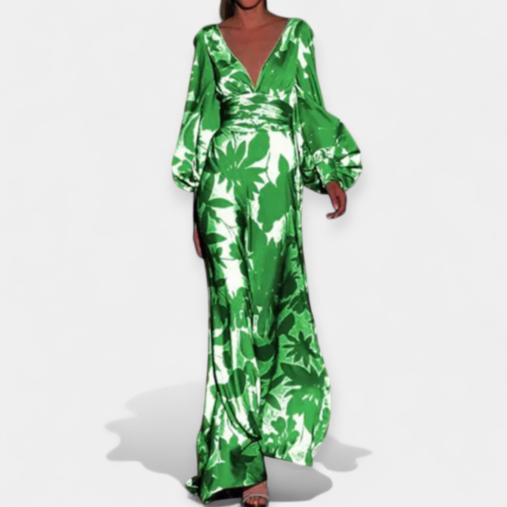 Vestido con toques vaporosos