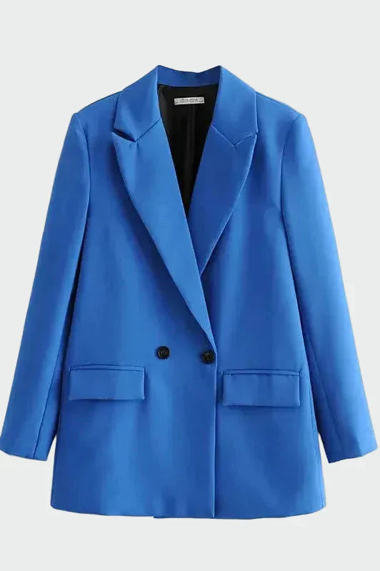 Chaqueta oversize de línea moderna