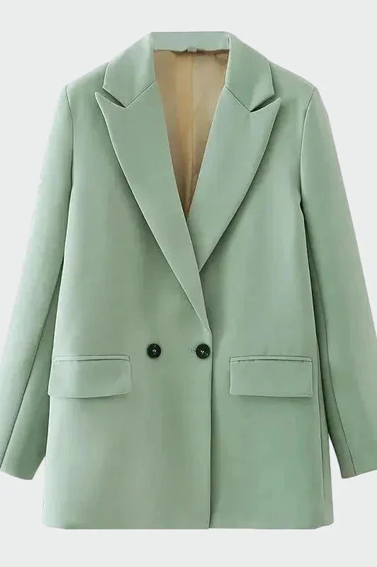 Chaqueta oversize de línea moderna