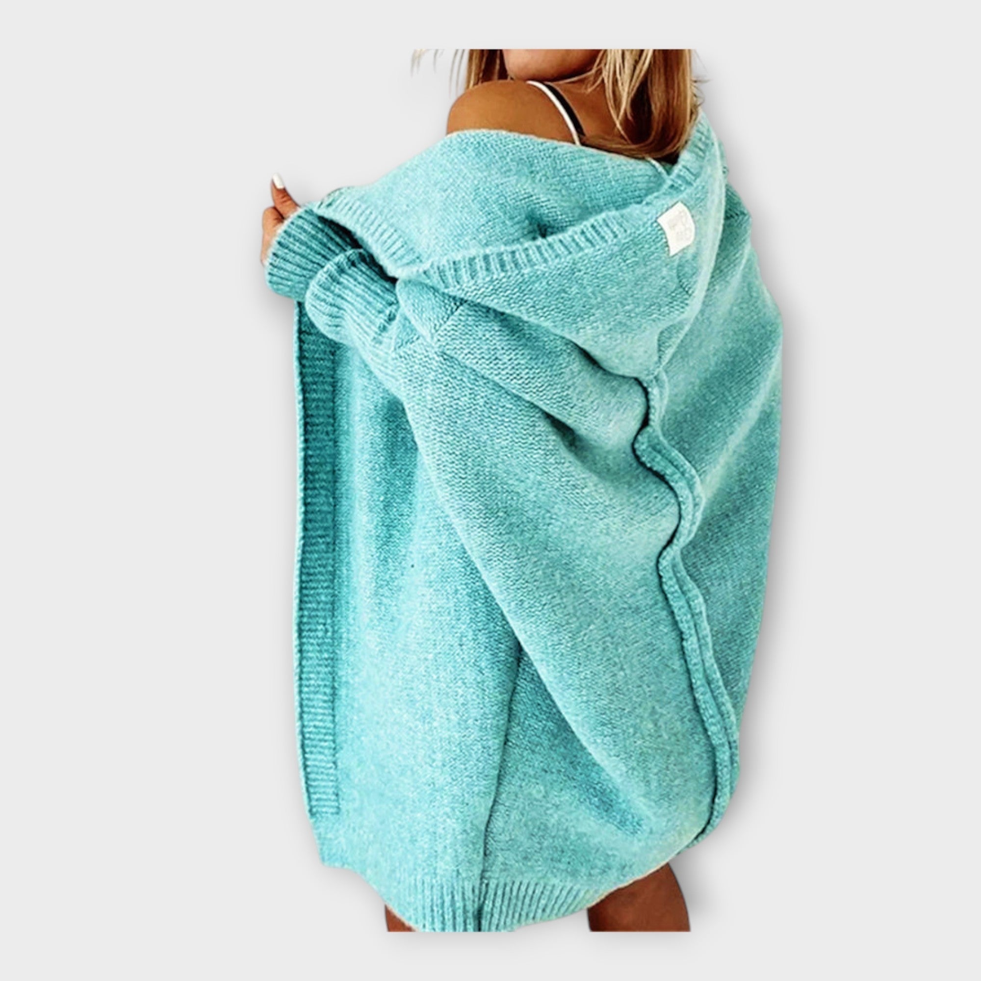 Gabardina larga clásica con cinturón