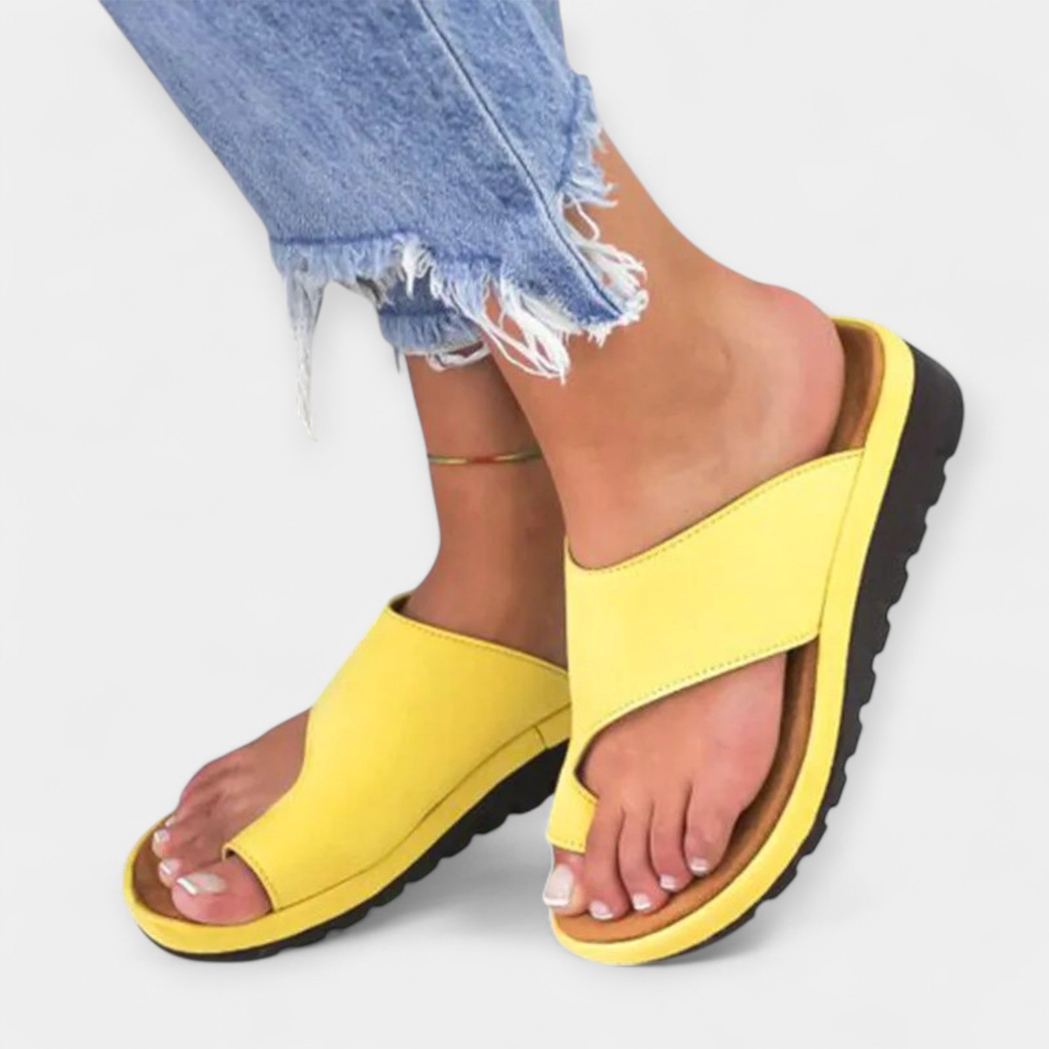 Sandalias de Cuero Premium & Soporte Anatómico