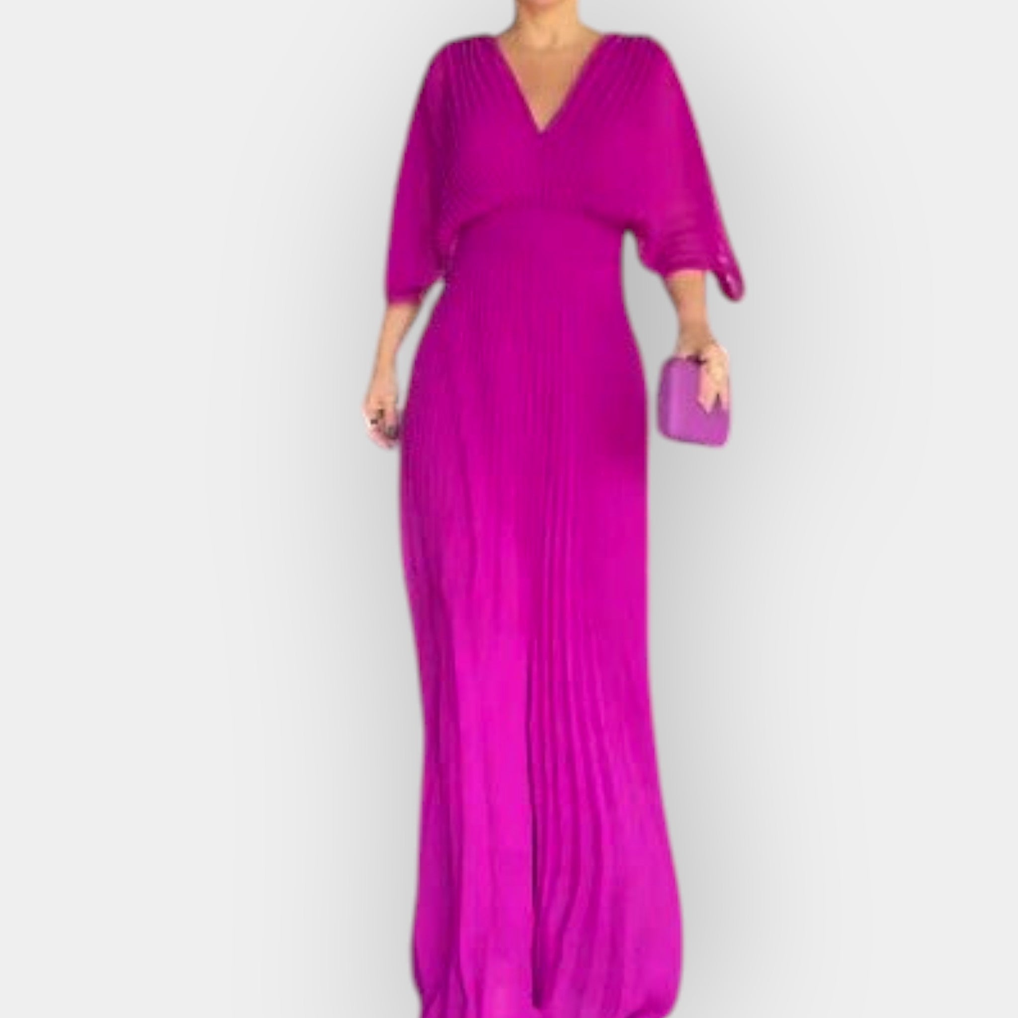 Vestido Plisado Elegante