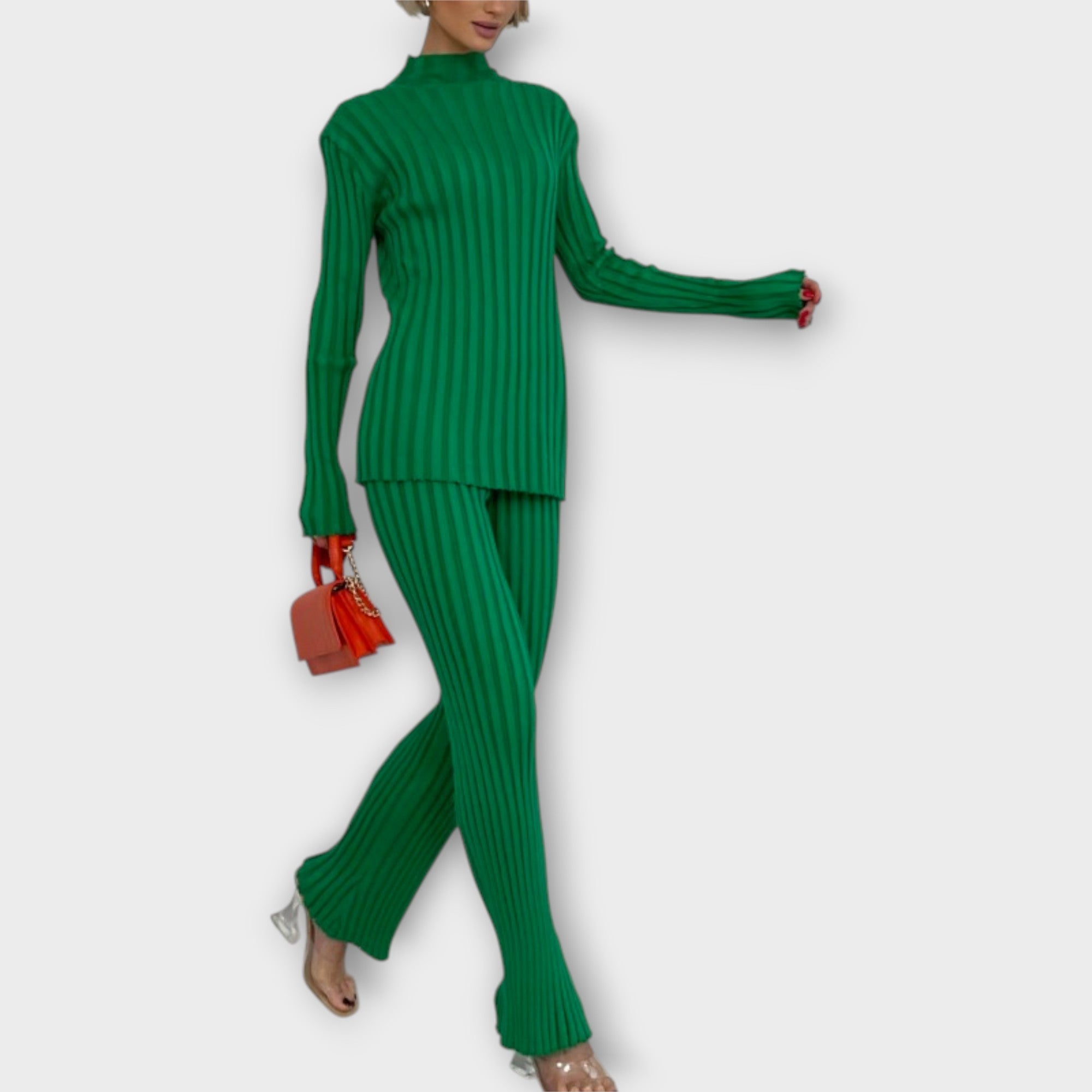 Conjunto de punto con línea moderna