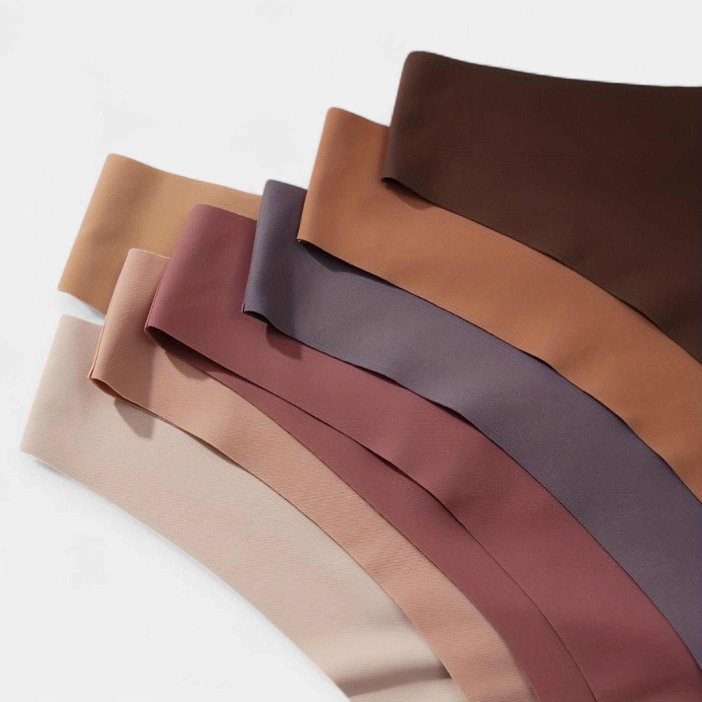 Juego de 7 bragas sencillas tipo hipster