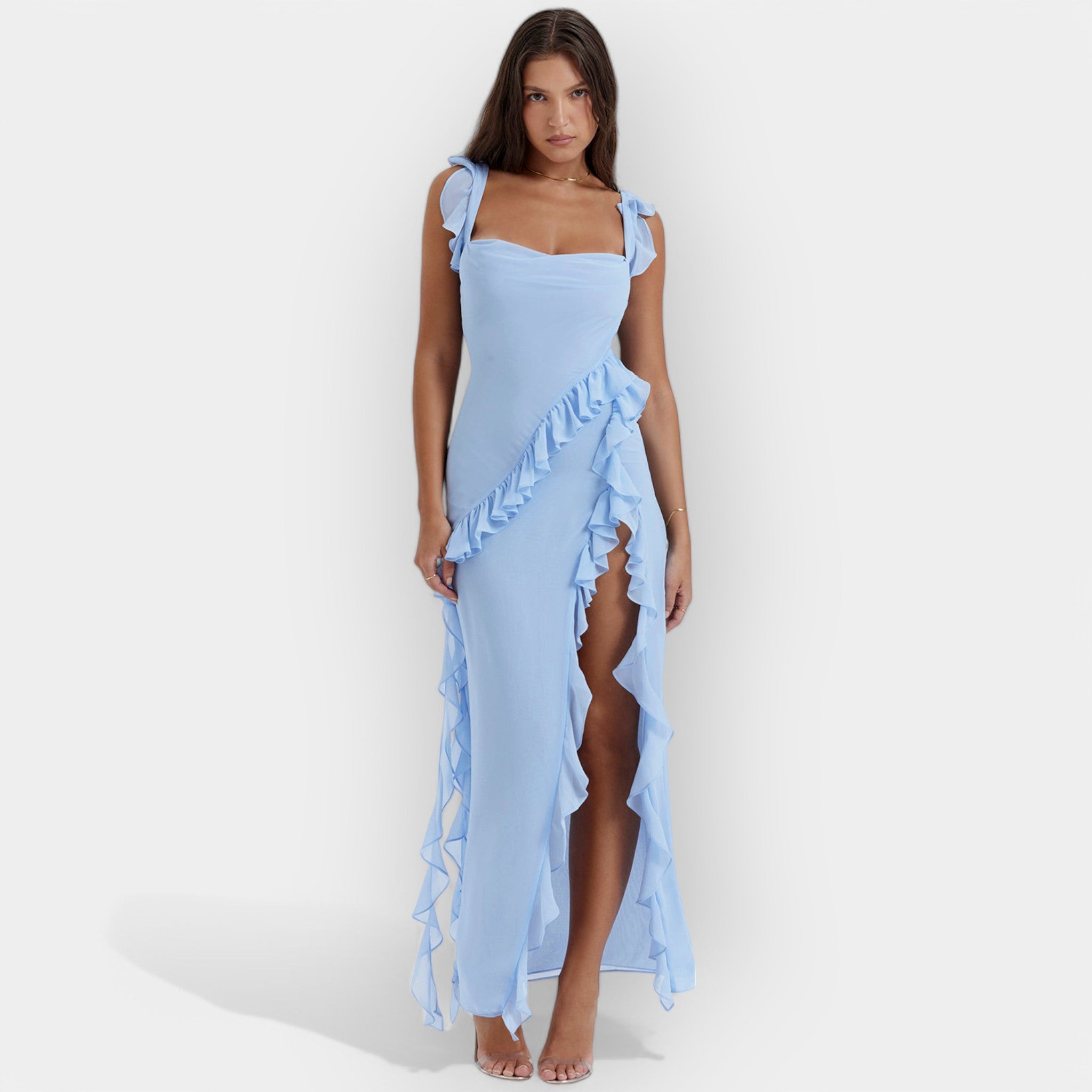 Vestido con Volantes Romántico