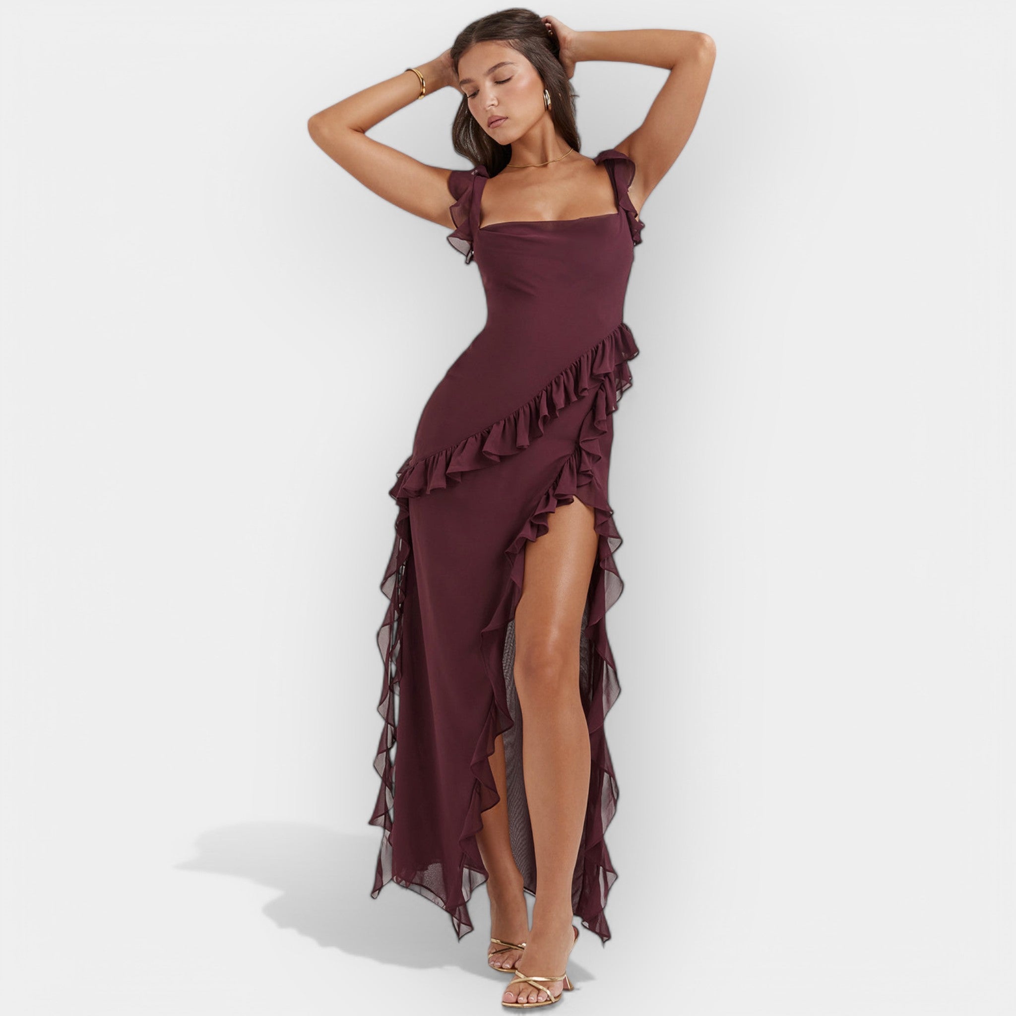 Vestido con Volantes Romántico