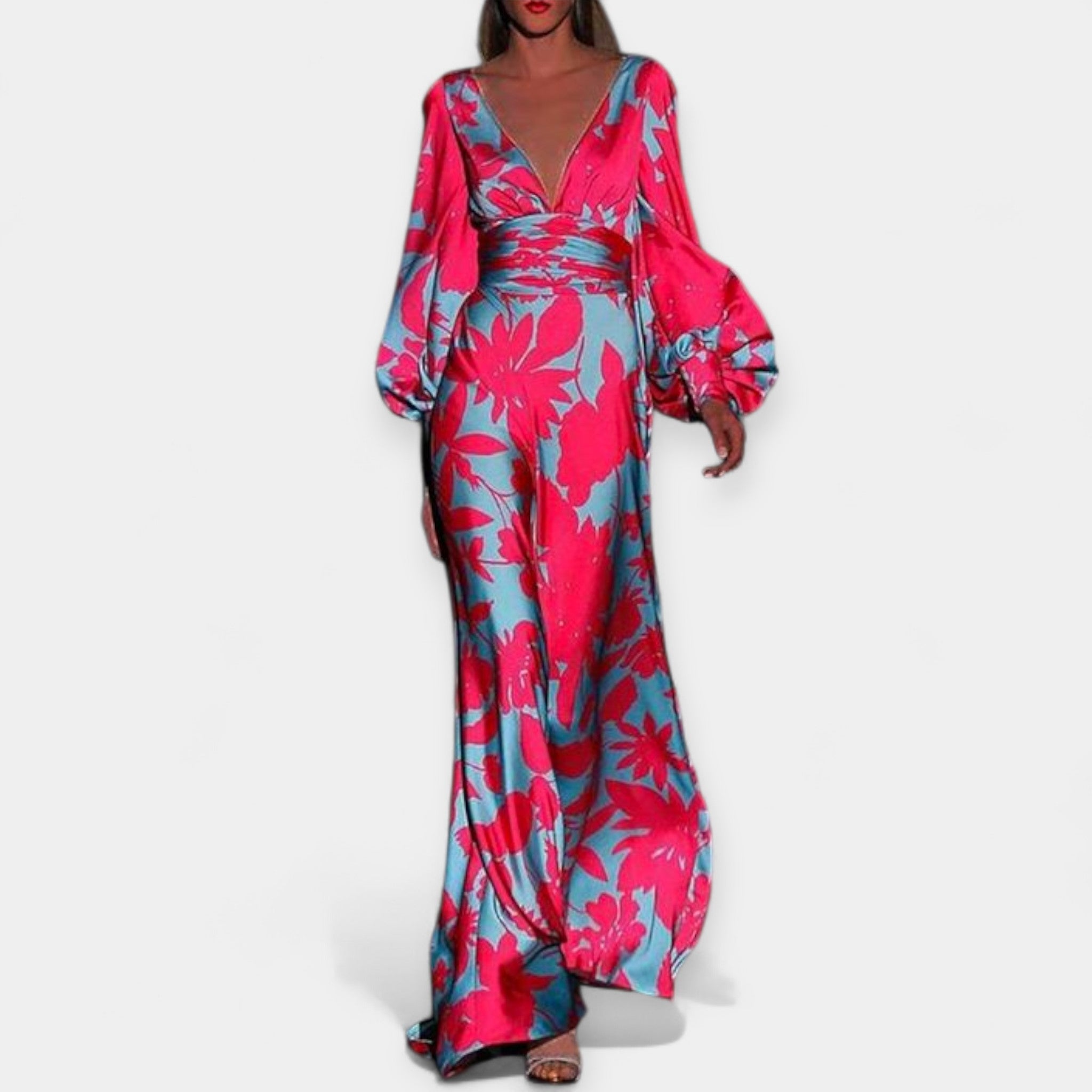 Vestido con toques vaporosos