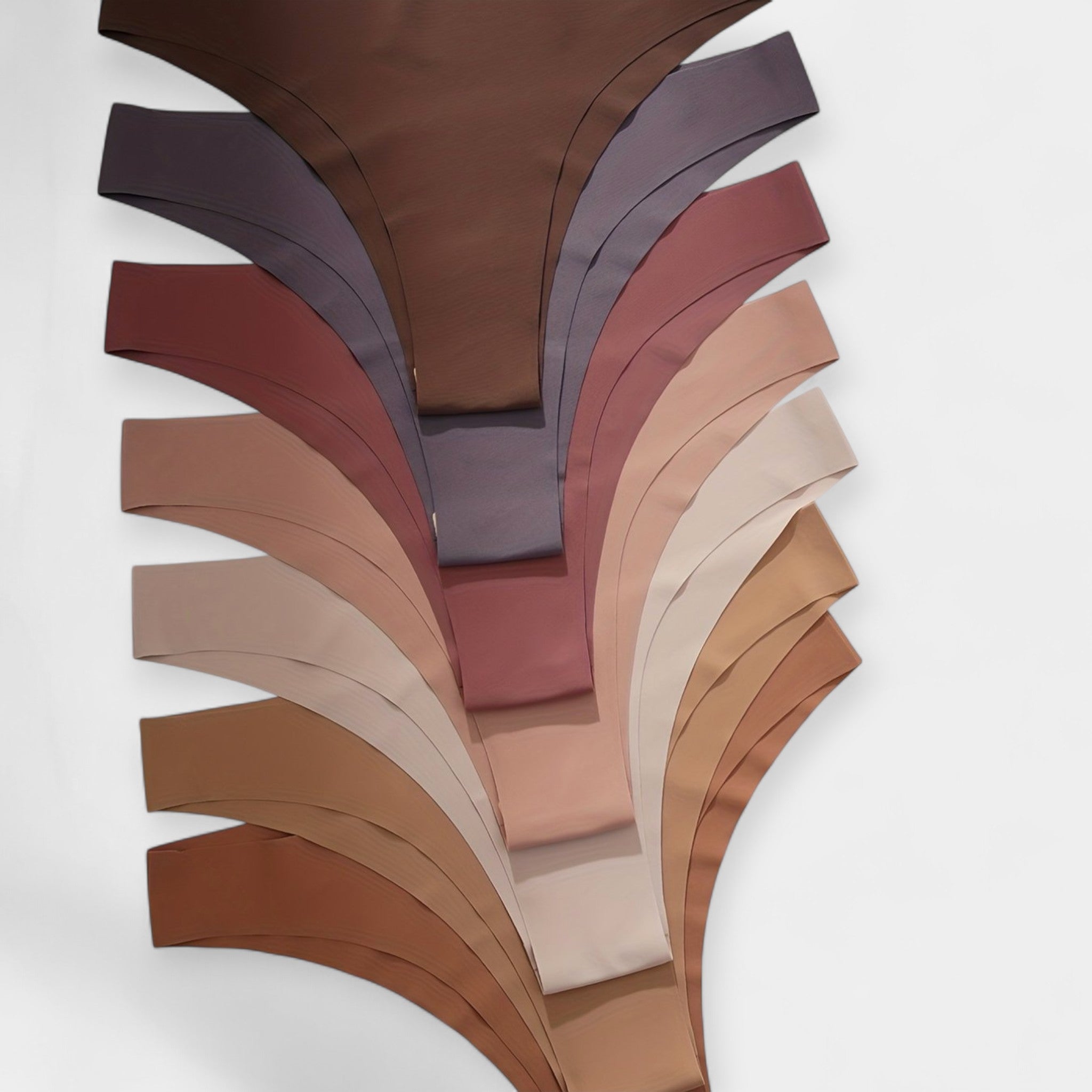 Juego de 7 bragas sencillas tipo hipster