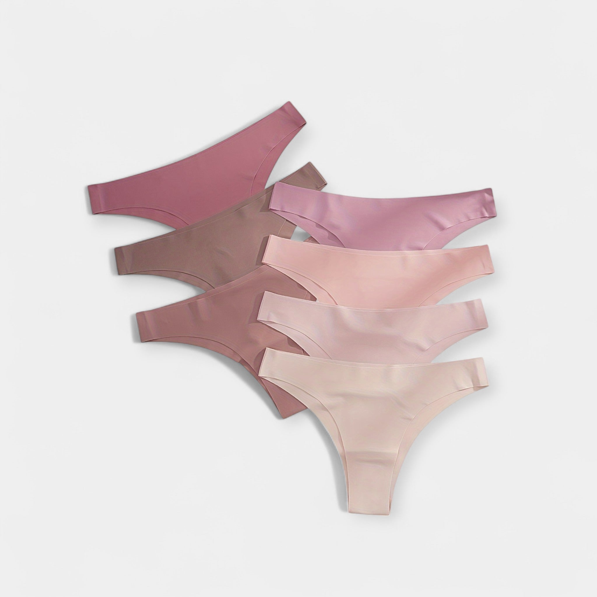 Juego de 7 bragas sencillas tipo hipster