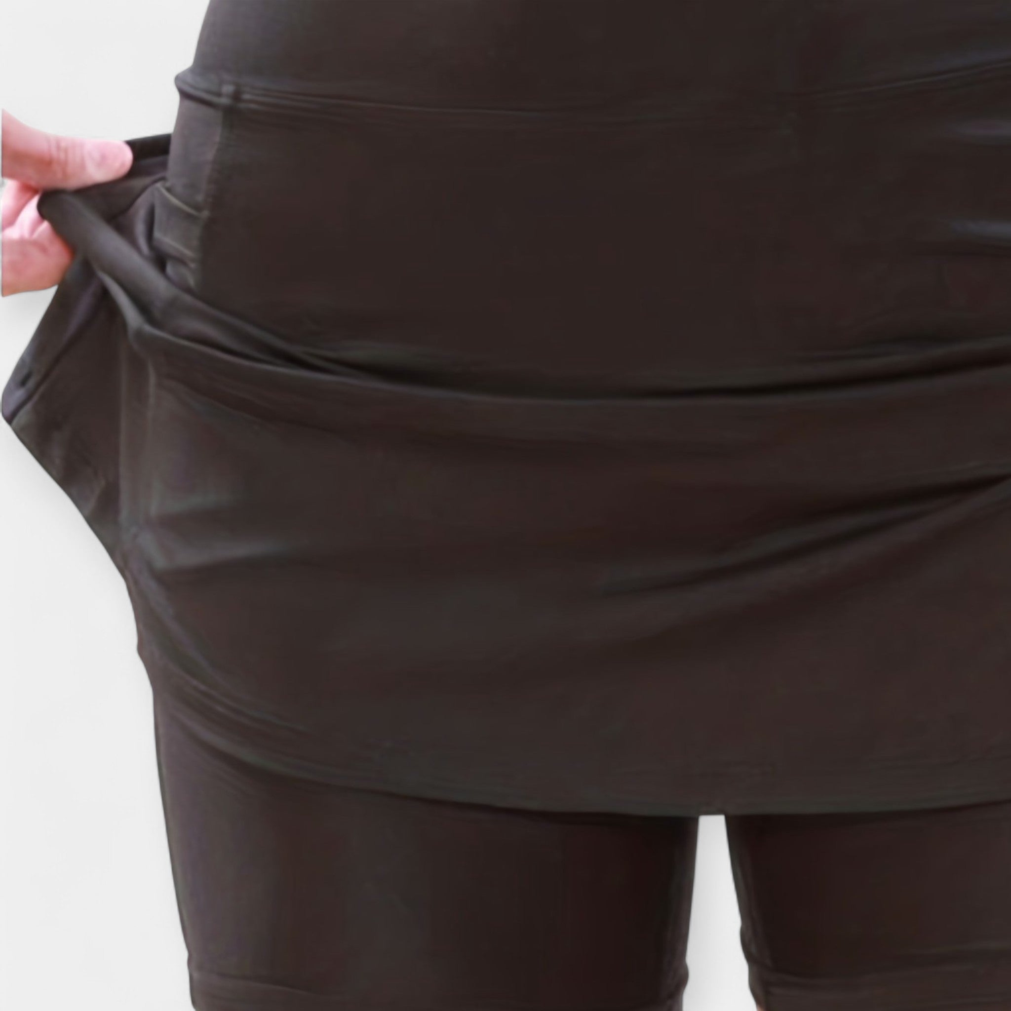 Shorts-Falda de Talle Alto